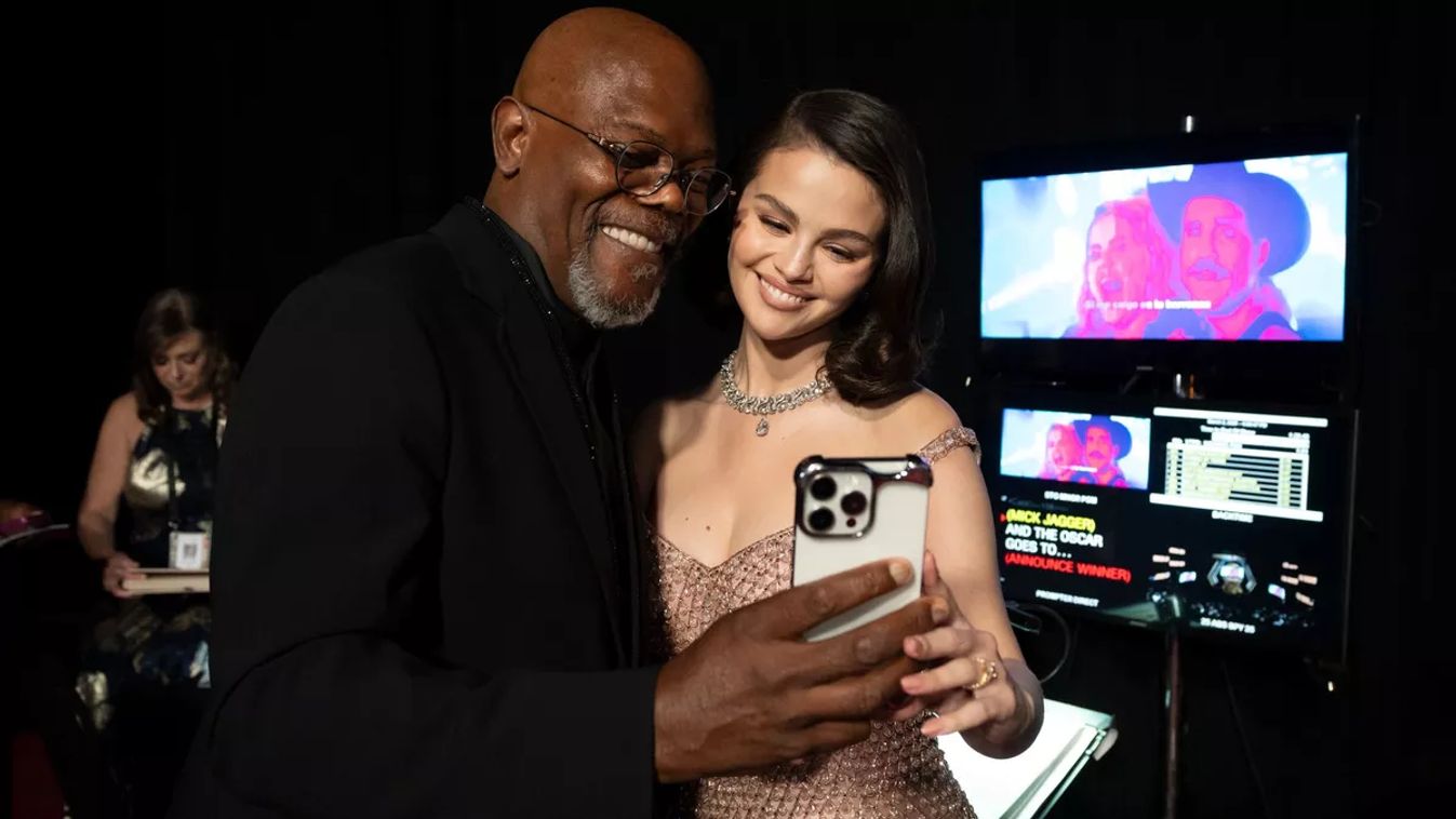 THE OSCARS® "The Oscars" will be held on Sunday, March 2, 2025, at the Dolby® Theatre at Ovation Hollywood and will air live on ABC, Hulu and broadcast outlets in more than 200 territories worldwide. (Disney/Eric McCandless)SAMUEL L. JACKSON, SELENA GO