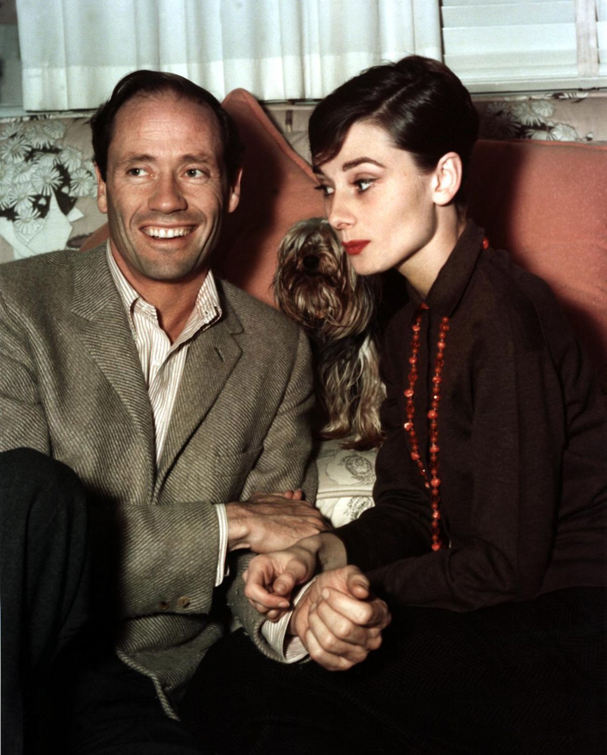 Mel Ferrer, Audrey Hepburn in the 1950s,Image: 98308154, License: Rights-managed, Restrictions: For usage credit please use; Courtesy Everett Collection, Model Release: no