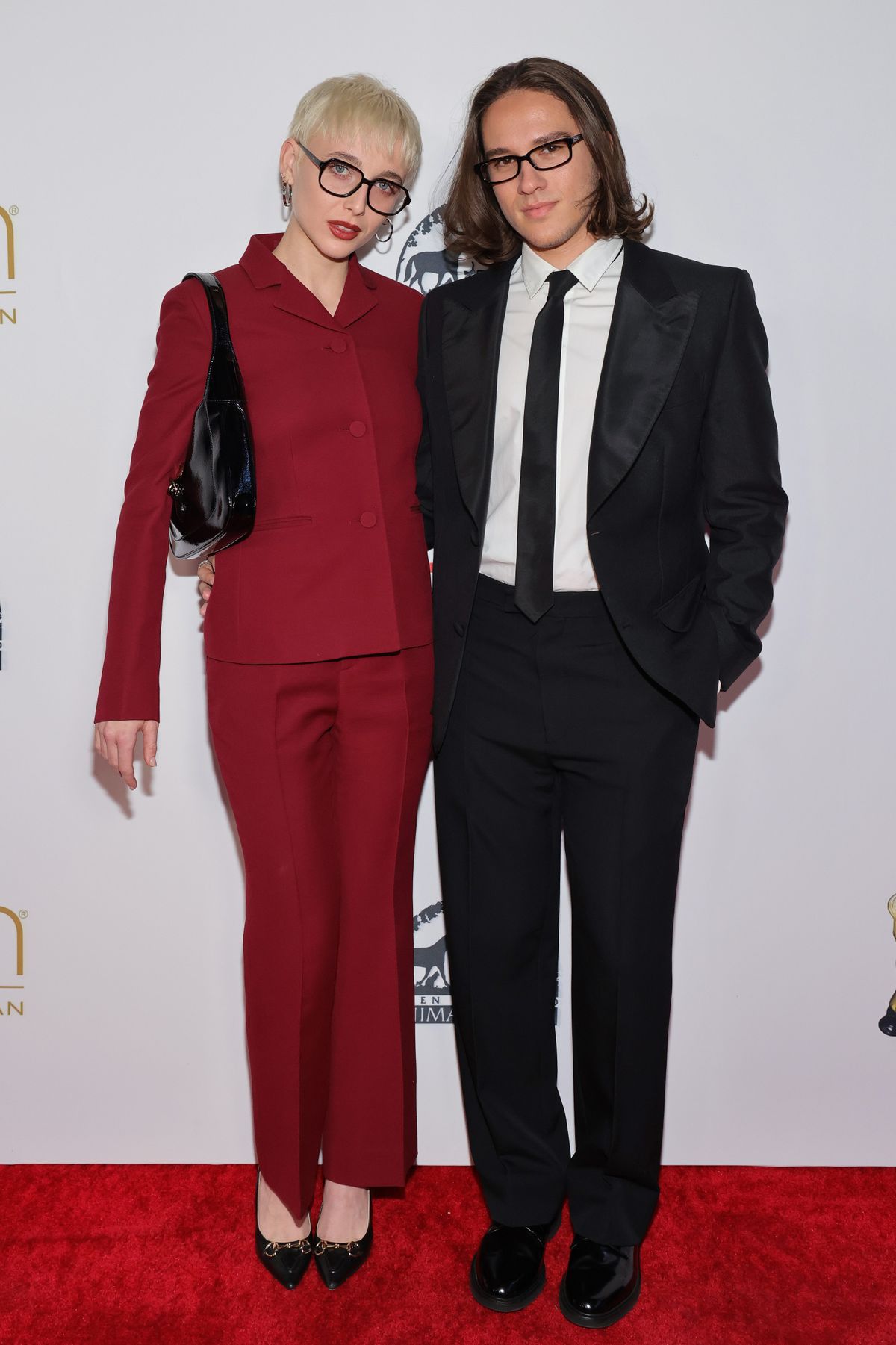 LOS ANGELES, CALIFORNIA - APRIL 06: (L-R) Emma Chamberlain and Jared Ellner attend the 10th annual Hollywood Beauty Awards  at Avalon Hollywood & Bardot on April 06, 2025 in Los Angeles, California.  (Photo by Savion Washington/FilmMagic)