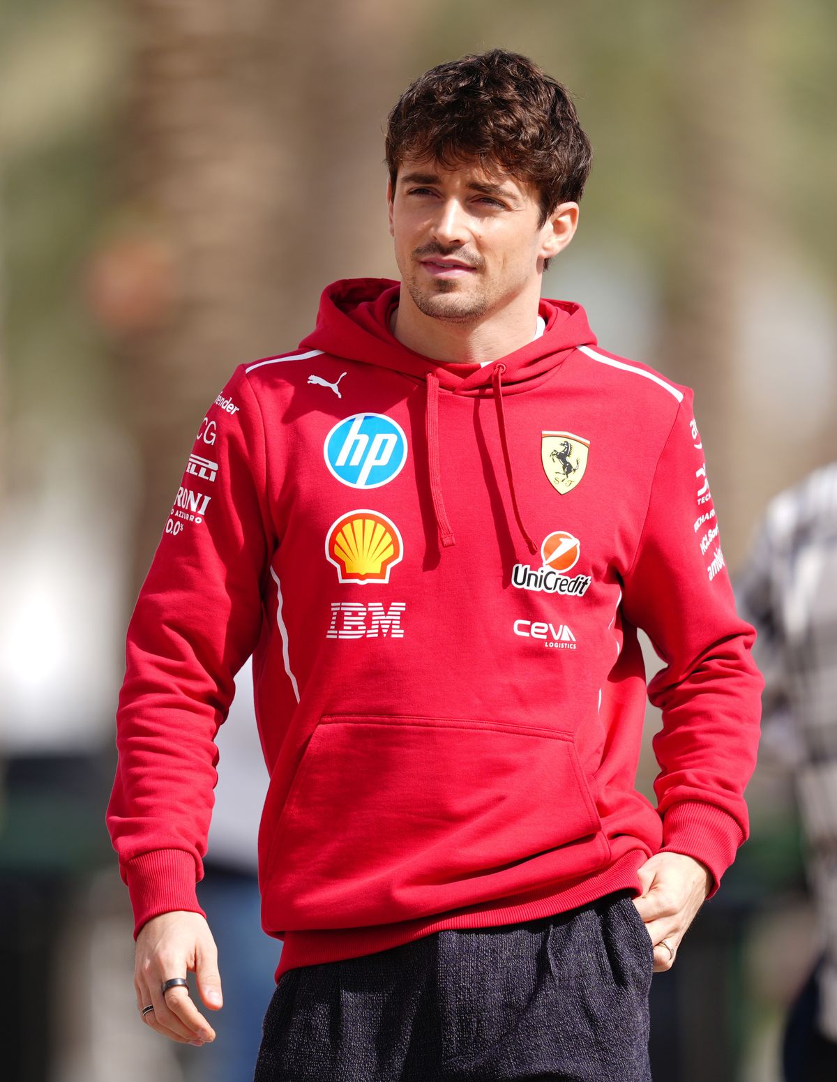 Ferrari's Charles Leclerc during day three of pre-season testing at the Bahrain International Circuit, Sakhir. Picture date: Friday February 28, 2025.