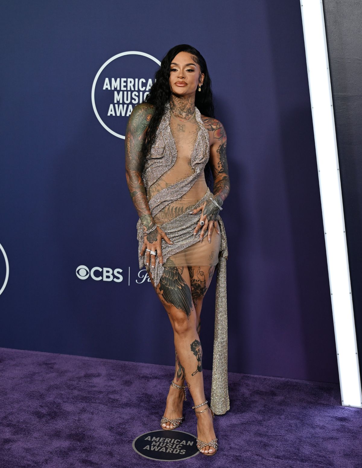 LAS VEGAS, NEVADA - MAY 26: EDITORIAL USE ONLY Kehlani arrives at the 2025 American Music Awards at Fontainebleau Las Vegas on May 26, 2025 in Las Vegas, Nevada. (Photo by Denise Truscello/WireImage)