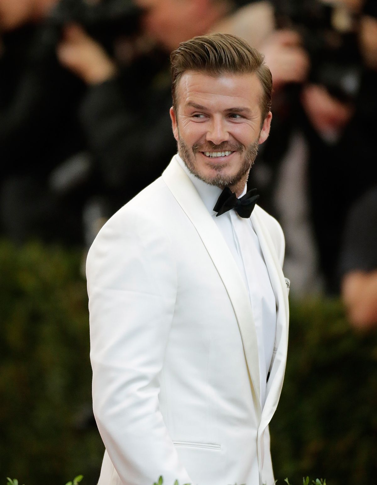 NEW YORK, NY - MAY 05:  David Beckham attends the "Charles James: Beyond Fashion" Costume Institute Gala at the Metropolitan Museum of Art on May 5, 2014 in New York City.  (Photo by John Lamparski/Getty Images)