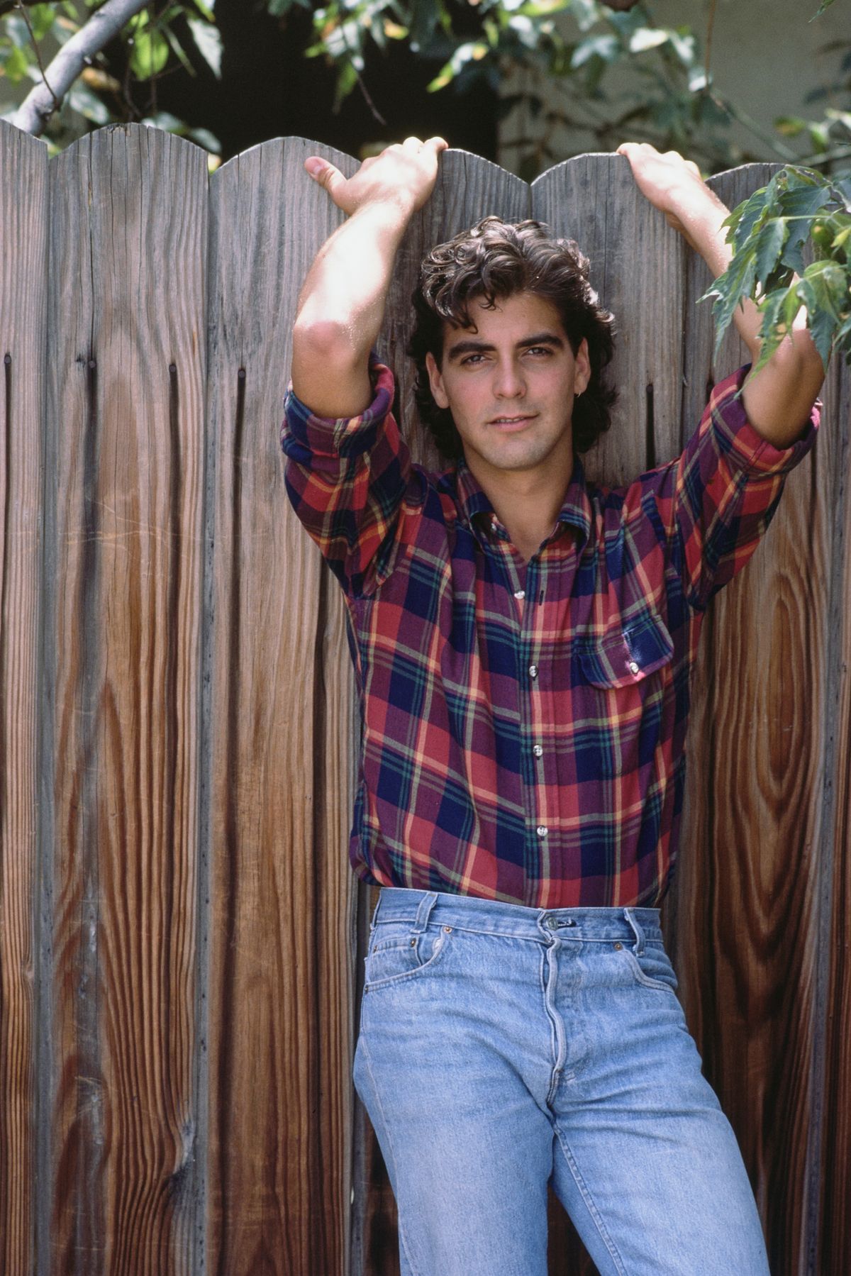 Actor George Clooney poses for a portrait session in Los Angeles, California, May 1985. (Photo by Michael Ochs Archives/Getty Images)