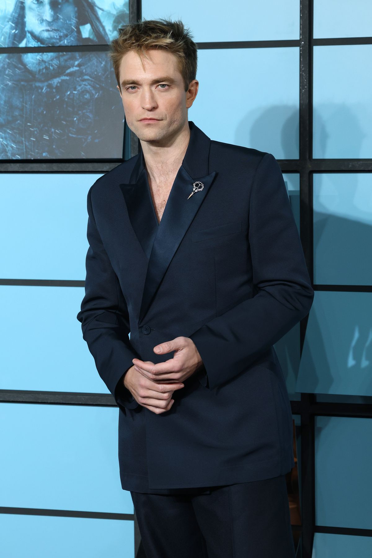 LONDON, ENGLAND - FEBRUARY 13: Robert Pattinson attends the "Mickey 17" World Premiere at Cineworld Leicester Square on February 13, 2025 in London, England. (Photo by Lia Toby/Getty Images)
