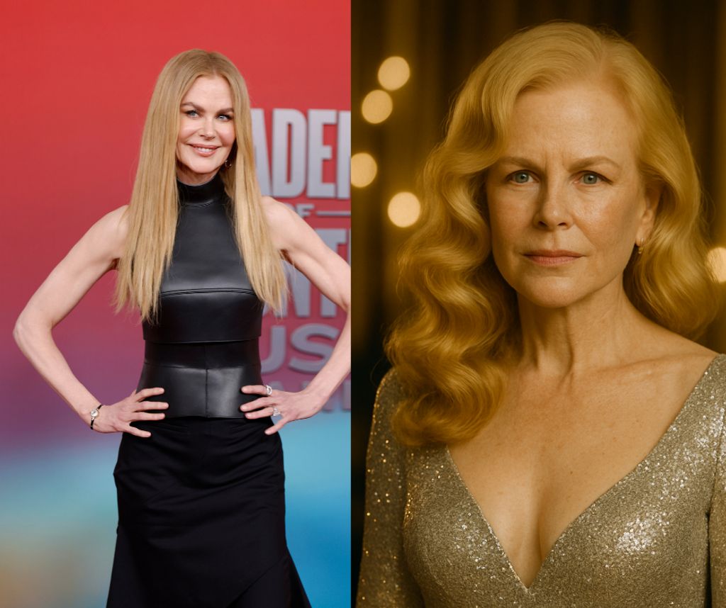 Nicole Kidman hajdan szeplős, bájos volt, ma inkább a mimikátlan porcelánbaba kategóriát képviseli. Az AI egy érett, még mindig lenyűgöző nőt rajzolt meg, akinek ráncai vannak – és karaktere.