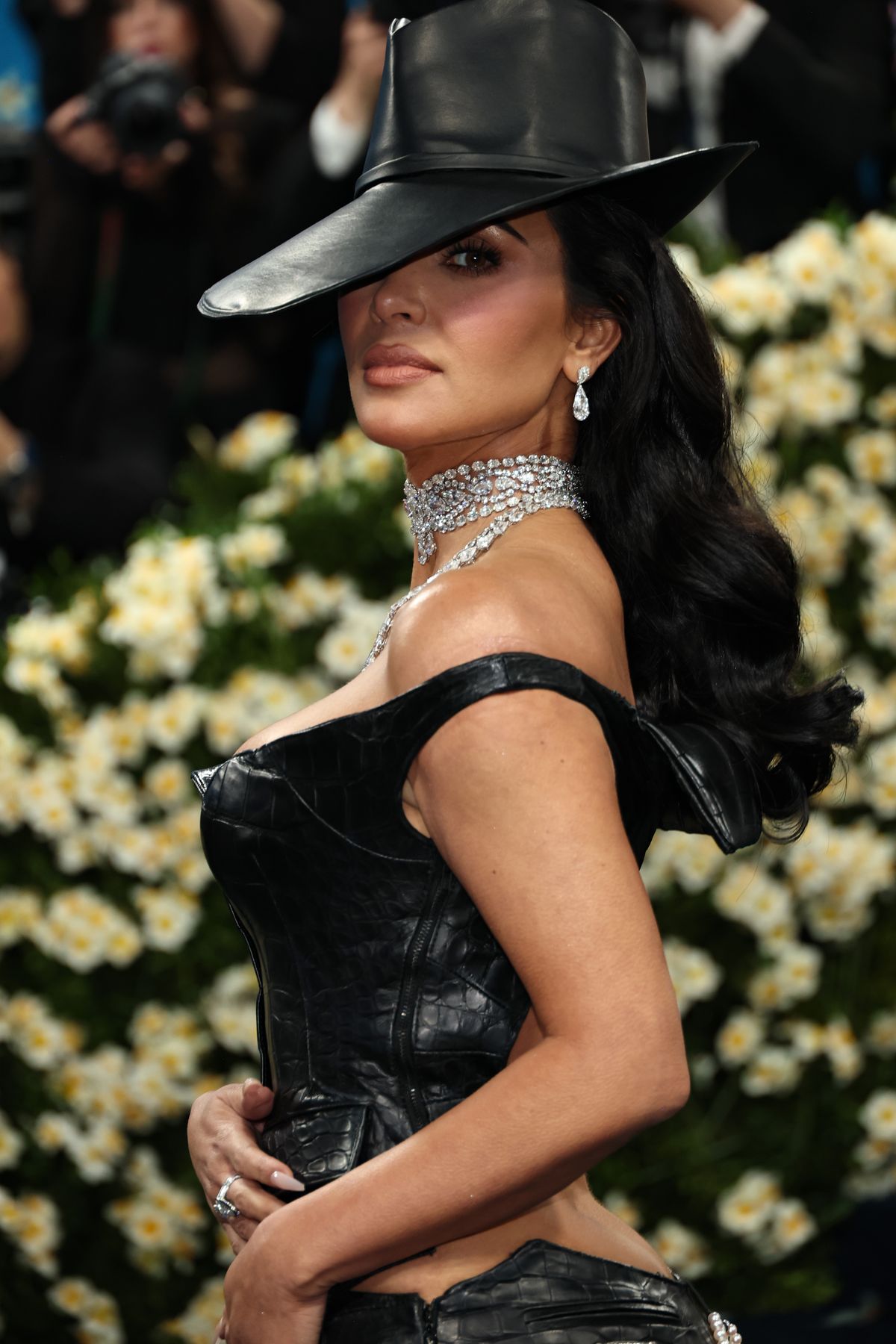NEW YORK, NEW YORK - MAY 05: Kim Kardashian attends the 2025 Met Gala Celebrating "Superfine: Tailoring Black Style" at Metropolitan Museum of Art on May 05, 2025 in New York City.  (Photo by Jamie McCarthy/Getty Images)