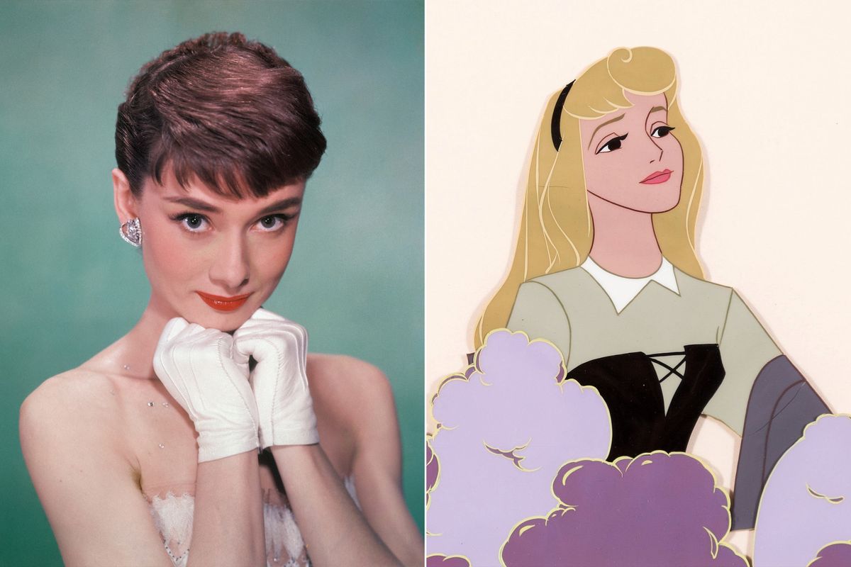 Audrey Hepburn a sötét hajú szépség a szőke hajú Csipkerózsika karakterének ihletője