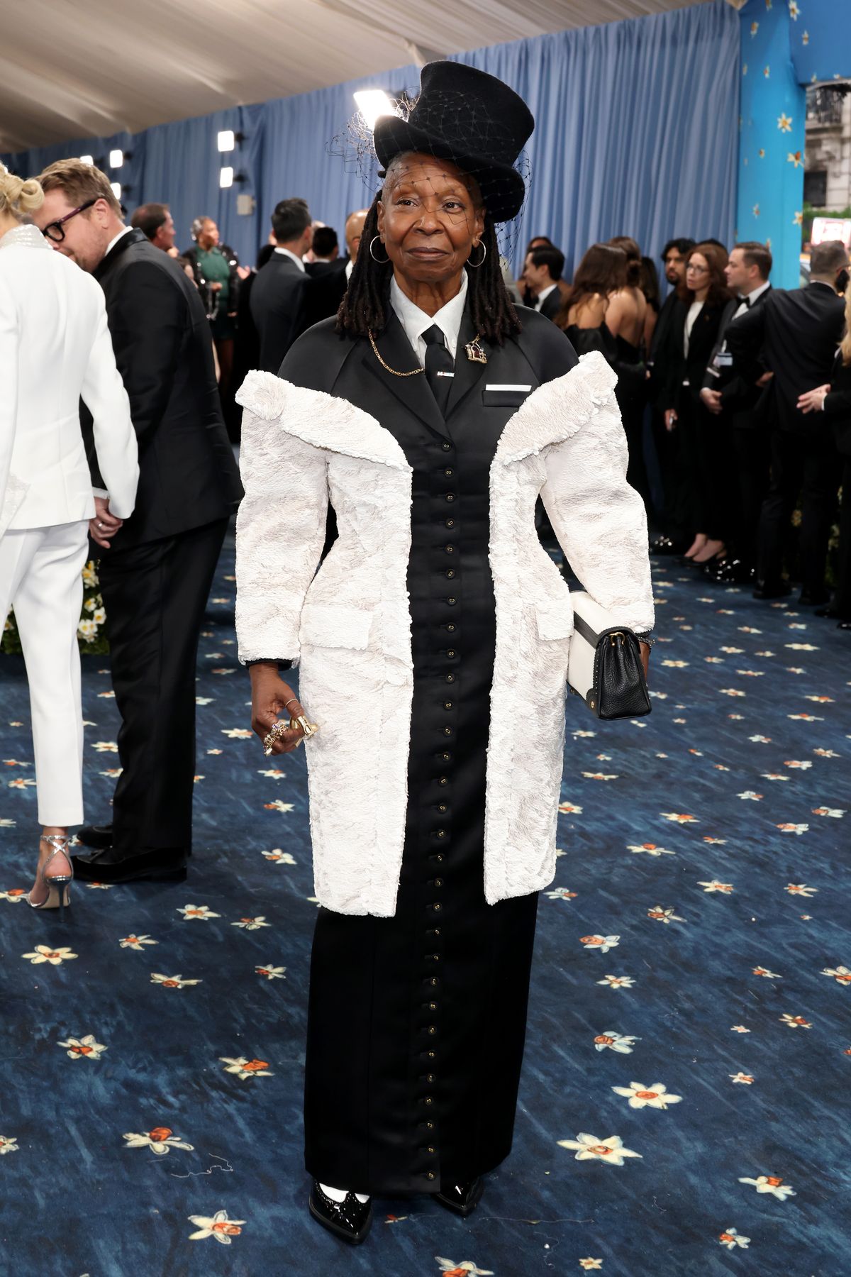 NEW YORK, NEW YORK - MAY 05: Whoopi Goldberg attends the 2025 Met Gala Celebrating "Superfine: Tailoring Black Style" at Metropolitan Museum of Art on May 05, 2025 in New York City.  (Photo by John Shearer/WireImage)