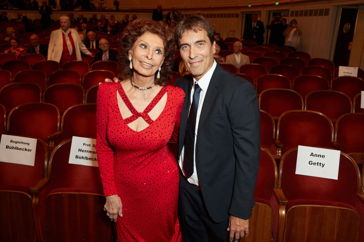 Sophia Loren és fia, Carlo Ponti Jr.