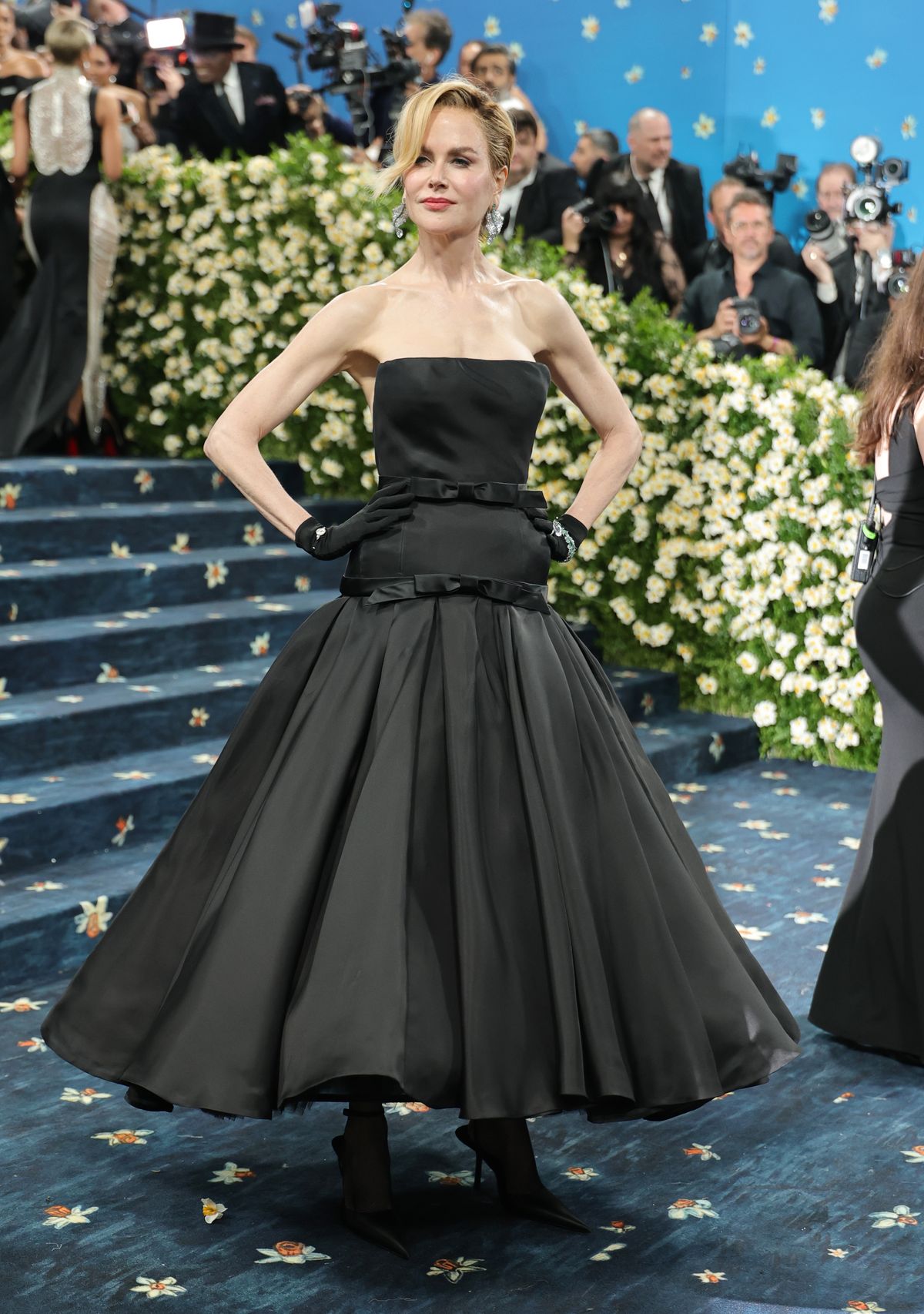 NEW YORK, NEW YORK - MAY 05: Nicole Kidman attends the 2025 Met Gala Celebrating "Superfine: Tailoring Black Style" at Metropolitan Museum of Art on May 05, 2025 in New York City.  (Photo by Dia Dipasupil/Getty Images)