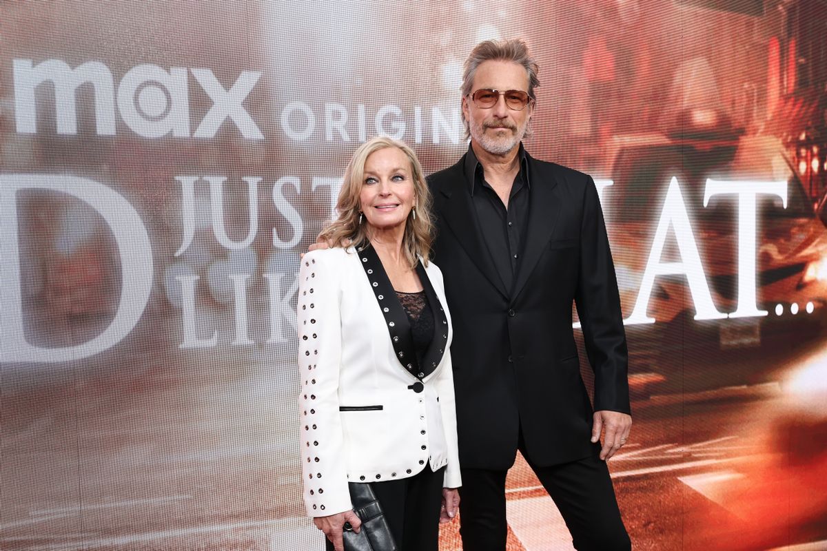 NEW YORK, NEW YORK - MAY 21: Bo Derek and John Corbett  attend Max Original's "And Just Like That" Season 3 Photo Call at Crane Club on May 21, 2025 in New York City. (Photo by Jamie McCarthy/Getty Images)