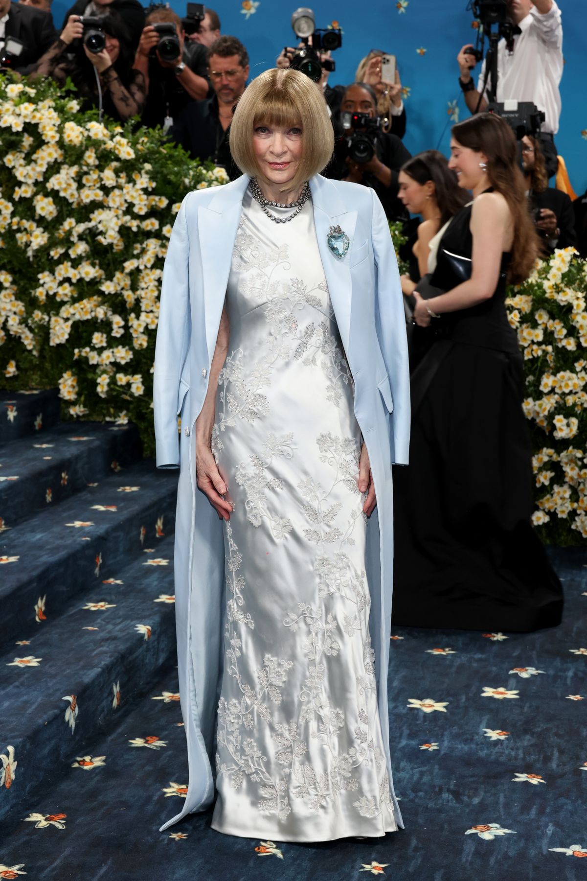 NEW YORK, NEW YORK - MAY 05: Met Gala Chair Anna Wintour attends the 2025 Met Gala Celebrating "Superfine: Tailoring Black Style" at Metropolitan Museum of Art on May 05, 2025 in New York City.  (Photo by John Shearer/WireImage)