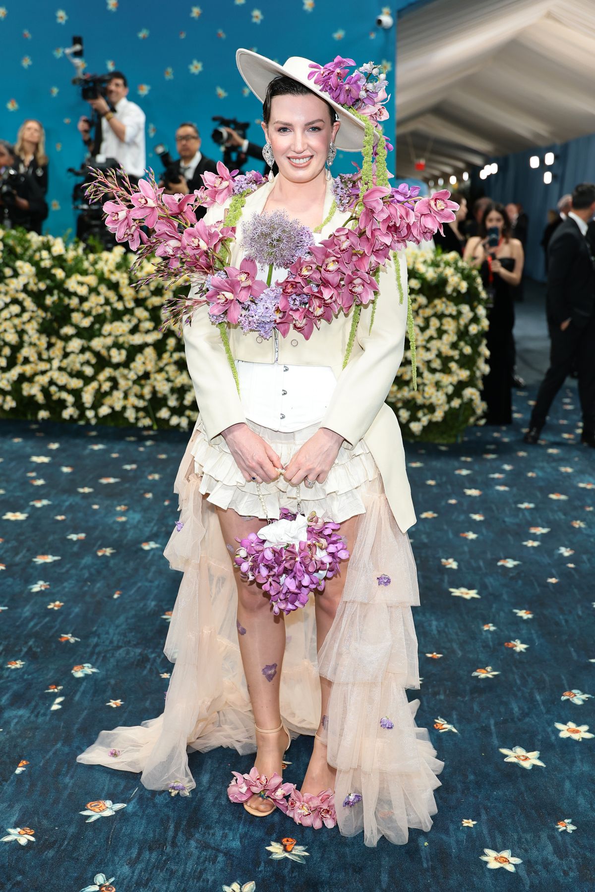 NEW YORK, NEW YORK - MAY 05: Jessica Kayll attends the 2025 Met Gala Celebrating "Superfine: Tailoring Black Style" at Metropolitan Museum of Art on May 05, 2025 in New York City.  (Photo by Dimitrios Kambouris/Getty Images for The Met Museum/Vogue)