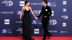 Amire az egész világ várt: Kylie Jenner és Timothée Chalamet debütált a vörös szőnyegen - Elképesztő fotók