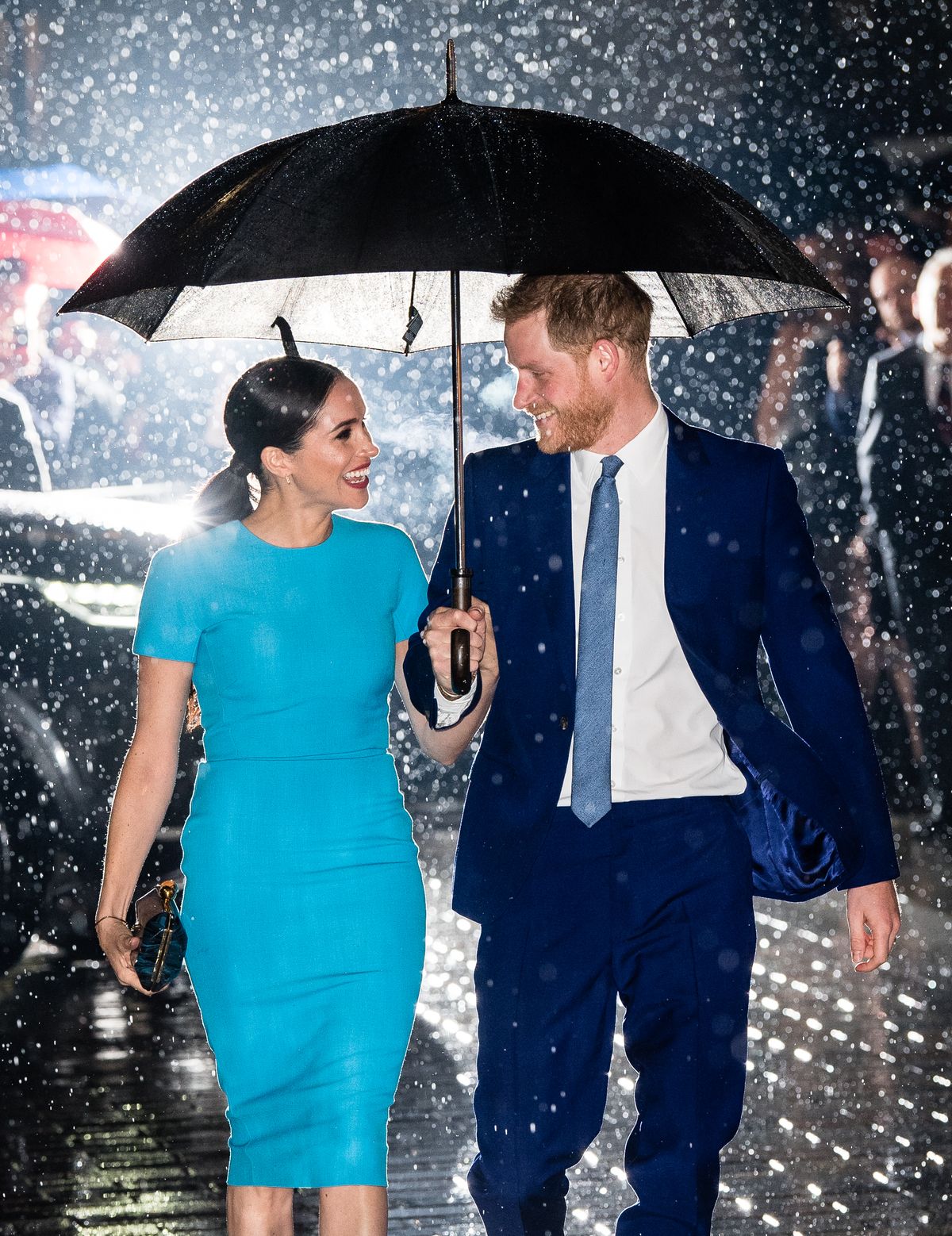 LONDON, ENGLAND - MARCH 05: Prince Harry, Duke of Sussex and Meghan, Duchess of Sussex attend The Endeavour Fund Awards at Mansion House on March 05, 2020 in London, England. (Photo by Samir Hussein/WireImage)