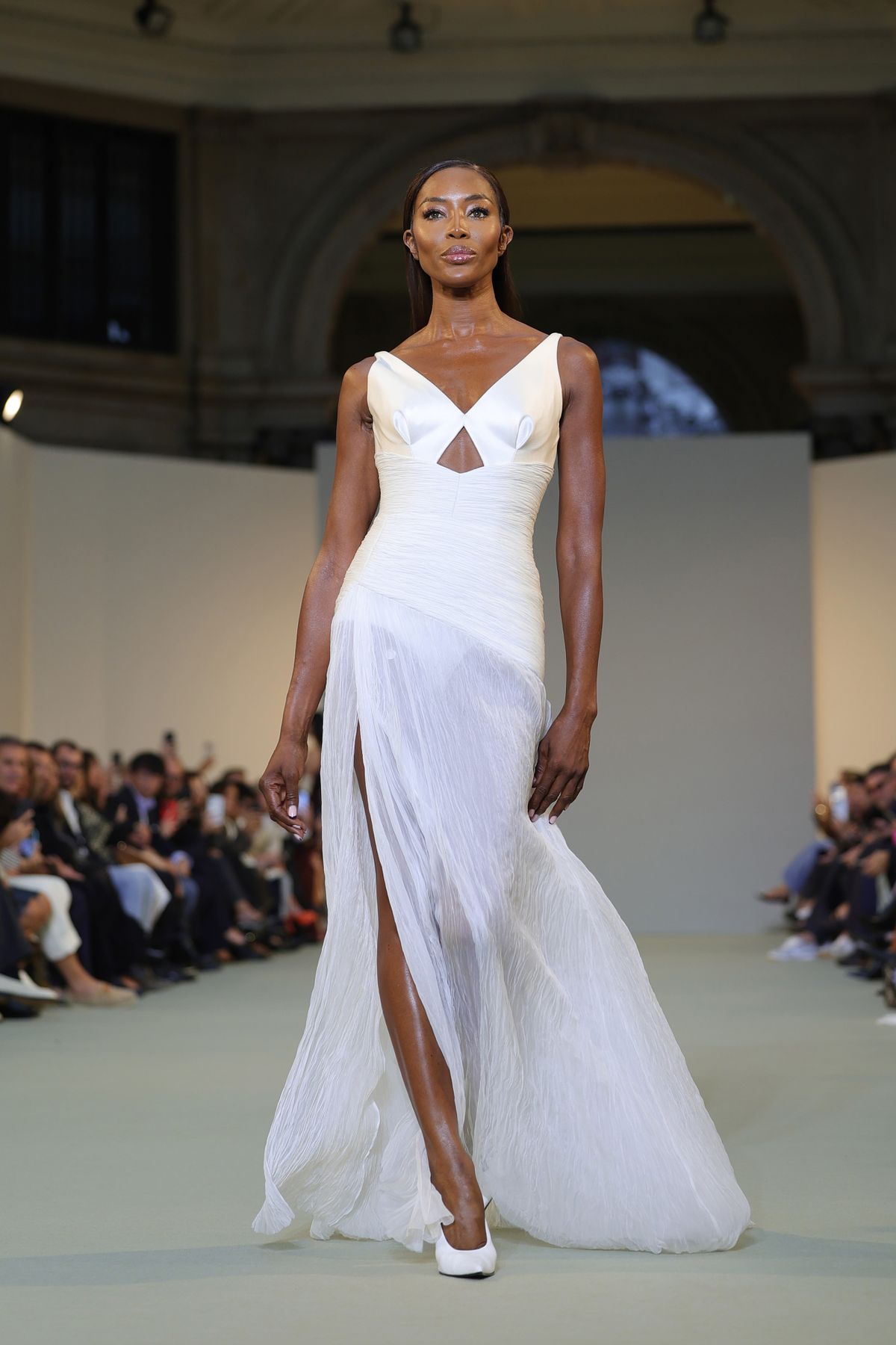 Naomi Campbell korunk leghíresebb modellje. 