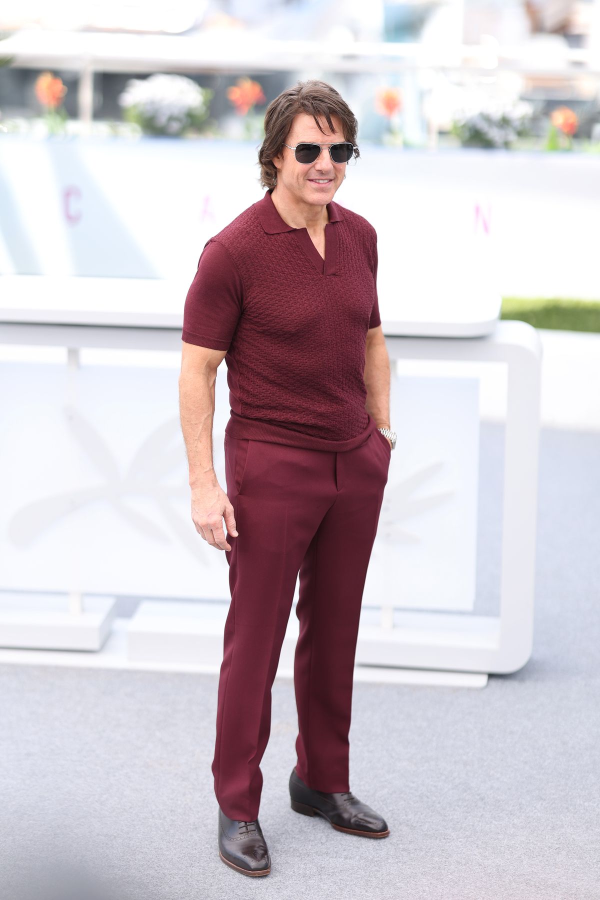 CANNES, FRANCE - MAY 14: Tom Cruise attends the "Mission Impossible - The Final Reckoning" photocall at the 78th annual Cannes Film Festival at Palais des Festivals on May 14, 2025 in Cannes, France. (Photo by Daniele Venturelli/WireImage)