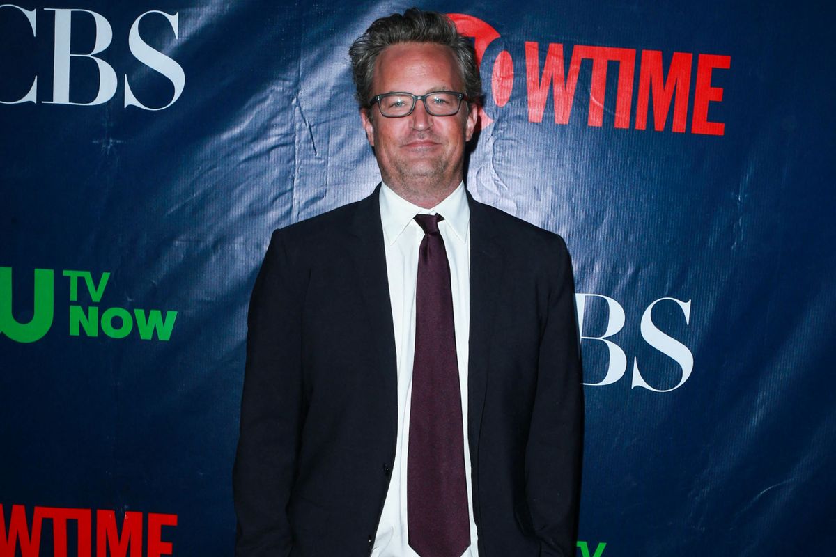 (FILE) Matthew Perry Dead At 54. Matthew Perry has died. He was 54. The actor, who was best known for playing Chandler Bing on 'Friends', was found dead at a Los Angeles-area home on Saturday, October 28, 2023. WEST HOLLYWOOD, LOS ANGELES, CALIFORNIA, USA - AUGUST 10: American-Canadian actor, comedian and producer Matthew Perry (Matthew Langford Perry) arrives at the CBS, CW And Showtime 2015 Summer TCA Party held at the Pacific Design Center on August 10, 2015 in West Hollywood, Los Angeles, California, United States. (Photo by David Acosta/Image Press Agency/NurPhoto) (Photo by Image Press Agency / NurPhoto / NurPhoto via AFP)