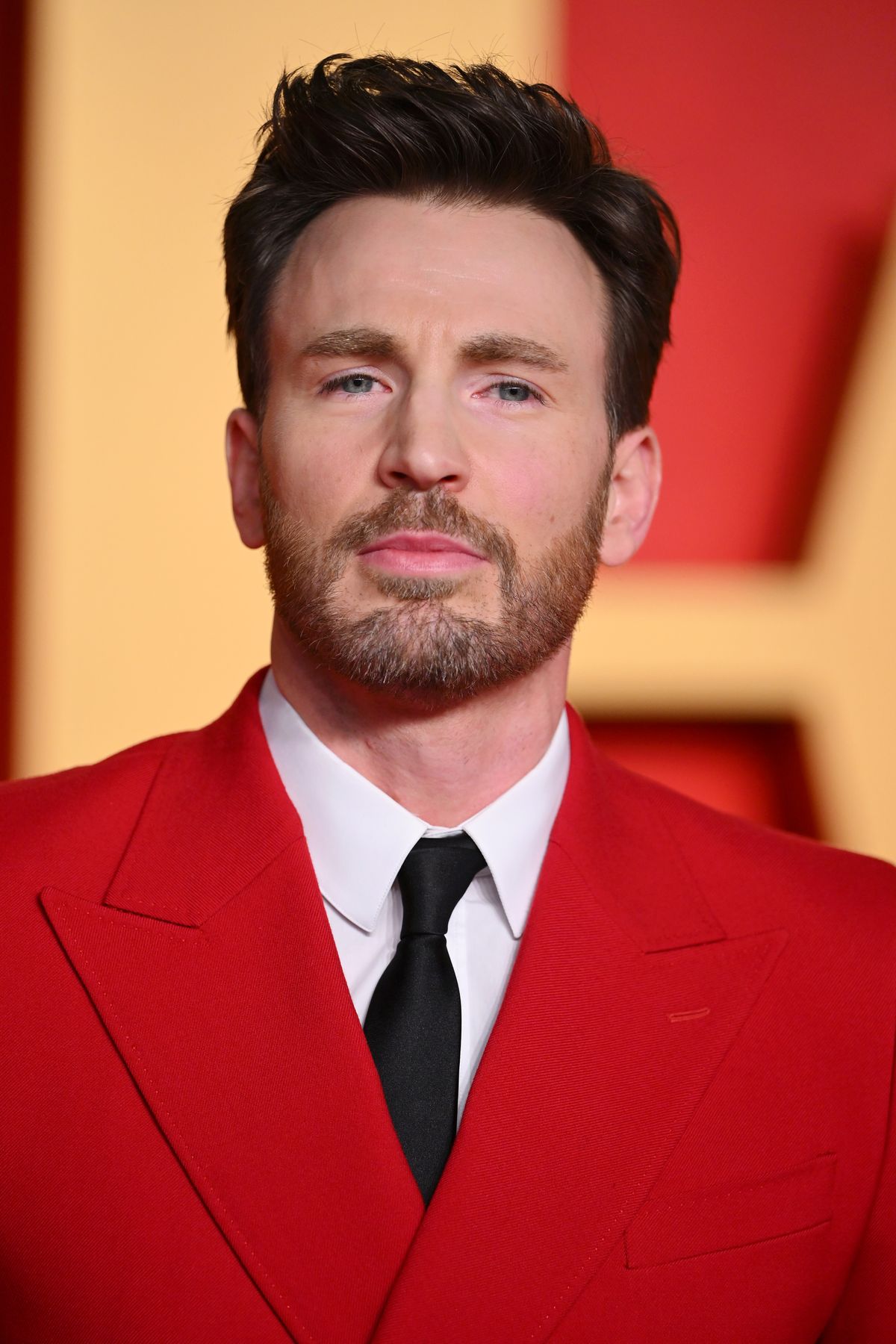 BEVERLY HILLS, CALIFORNIA - MARCH 10: Chris Evans attends the 2024 Vanity Fair Oscar Party hosted by Radhika Jones at Wallis Annenberg Center for the Performing Arts on March 10, 2024 in Beverly Hills, California. (Photo by Karwai Tang/WireImage)