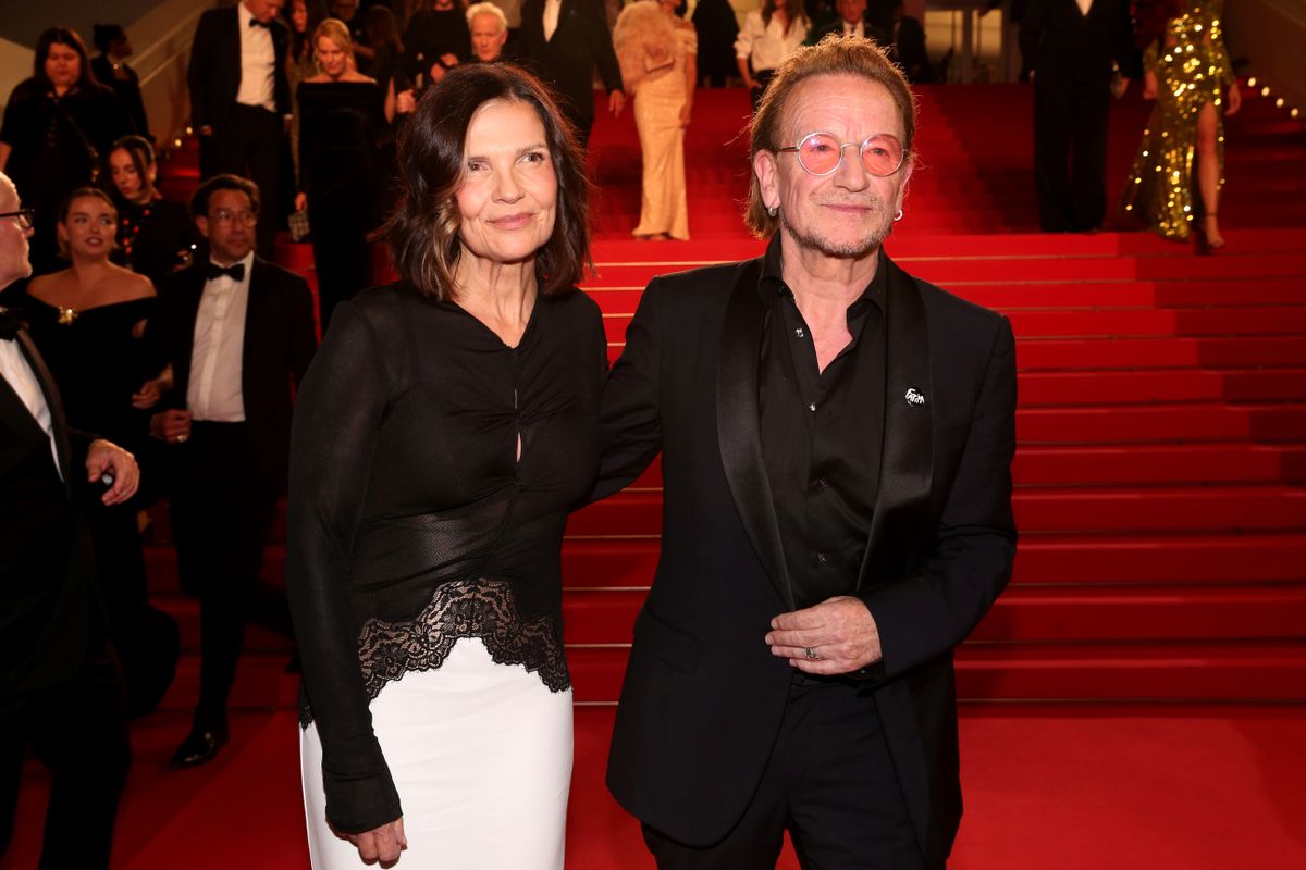 Bono és felesége, Ali a cannes-i filmfesztiválon