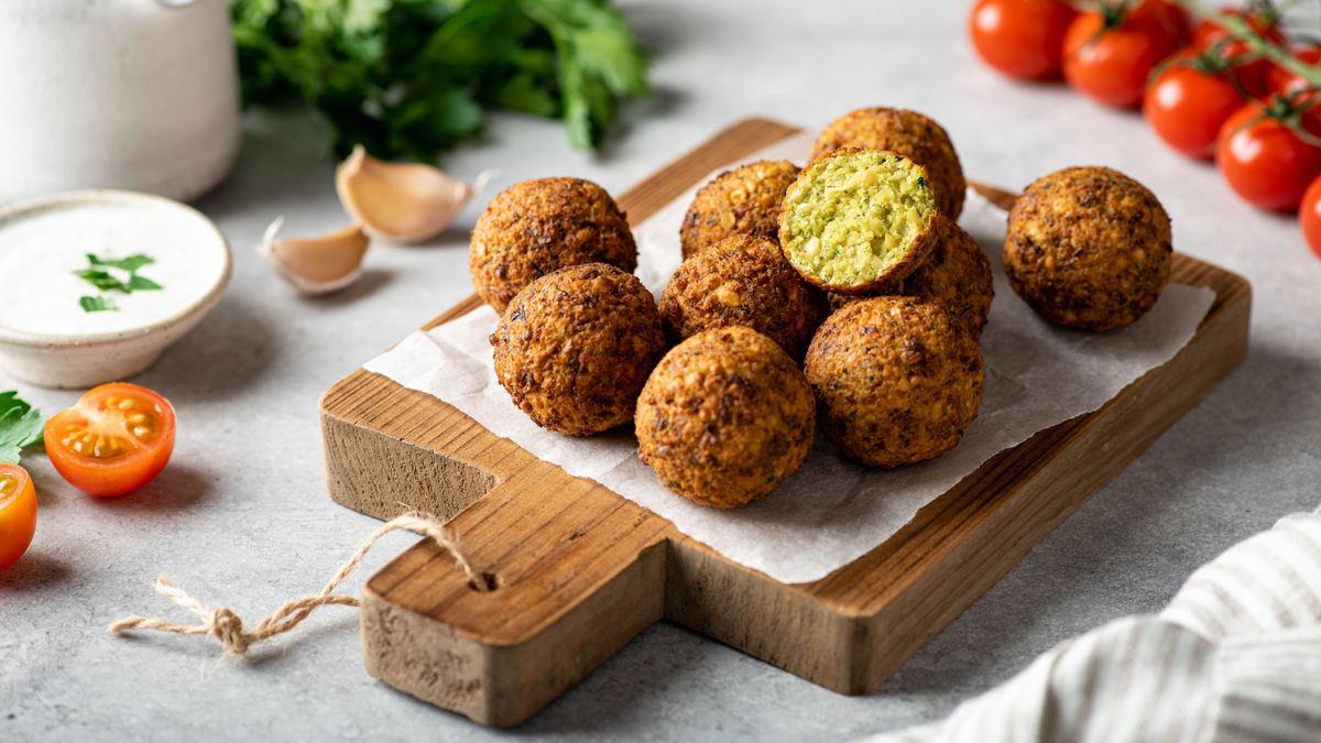 air fryer receptek falafelhez