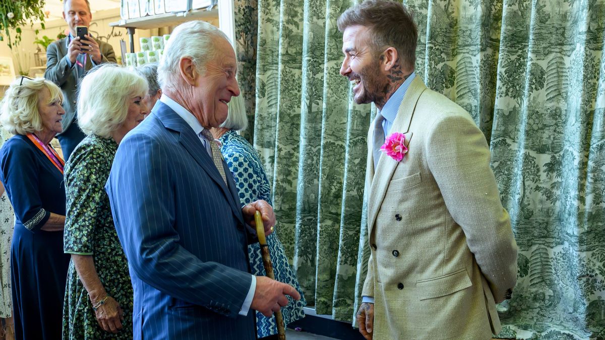 David Beckham Károly király