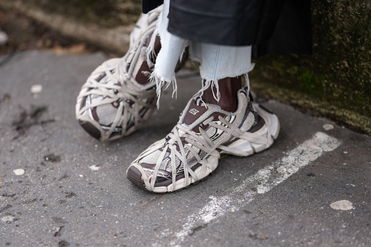 dad sneaker, apukacipő