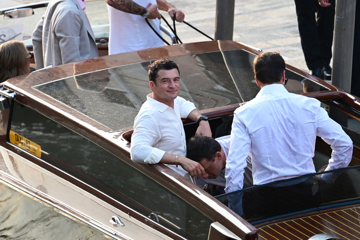 26 June 2025.Orlando BloomJeff Bezos and Lauren Sànchez WeddingArrivals at Campo della Madonna dell’OrtoVenice, Italy26th June 2025Credit: GoffPhotos.com   Ref: KGC-34/133516_002
