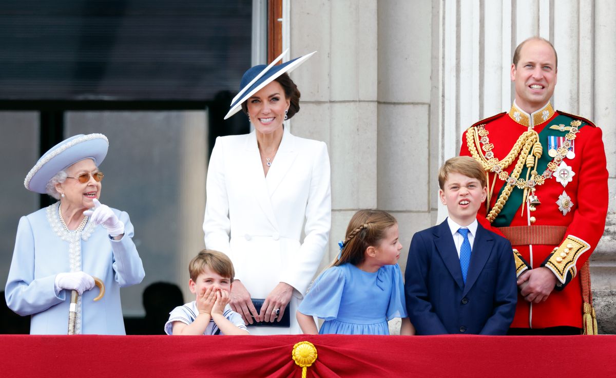 Királyi gyerekek Trooping the Colour