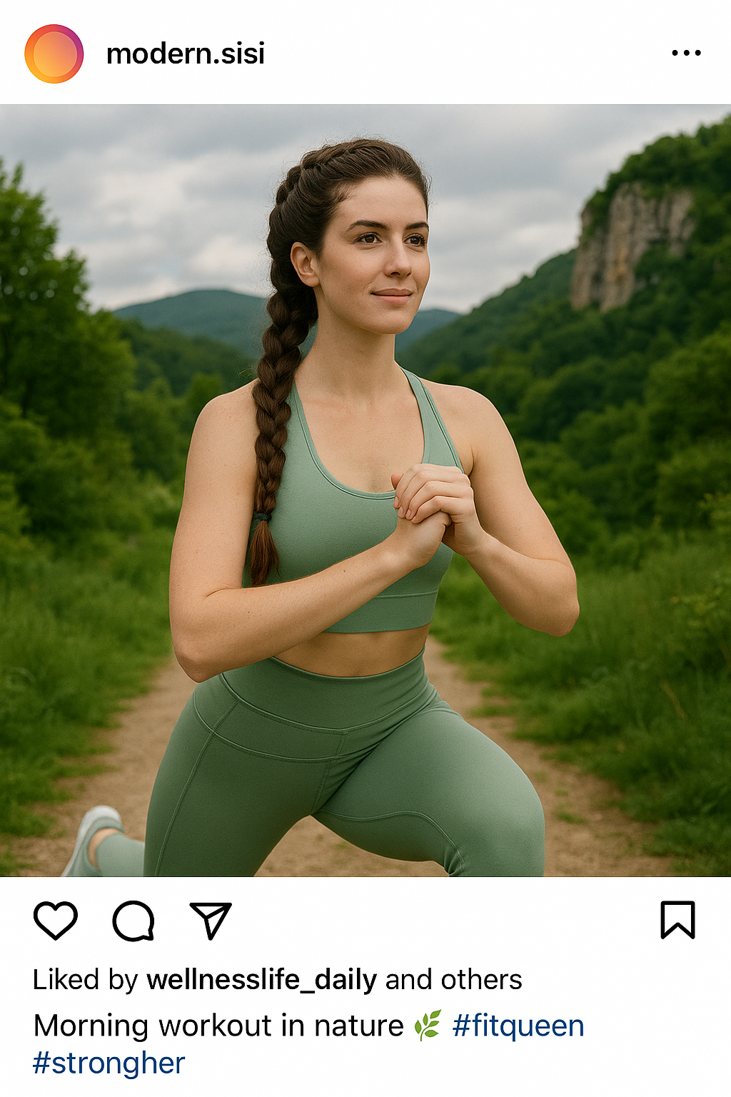 Modern Sisi hercegnő fitnesz influencerként