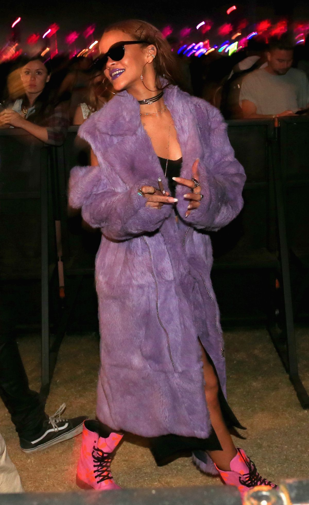 INDIO, CA - APRIL 11:  Singer Rihanna attends day 2 of the 2015 Coachella Valley Music & Arts Festival (Weekend 1) at the Empire Polo Club on April 11, 2015 in Indio, California.  (Photo by Christopher Polk/Getty Images)