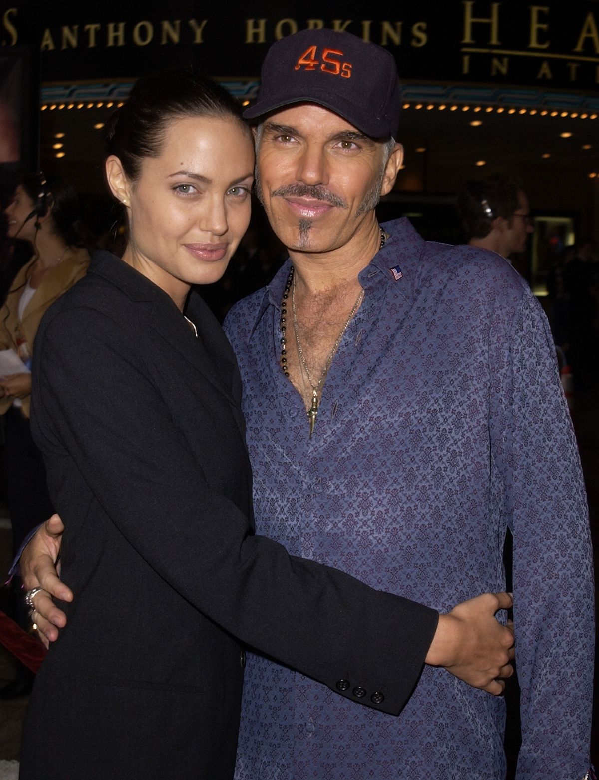 Angelina Jolie and Billy Bob Thornton during "Bandits" Los Angeles Premiere at Mann Village Theatre in Westwood, California, United States. (Photo by SGranitz/WireImage)