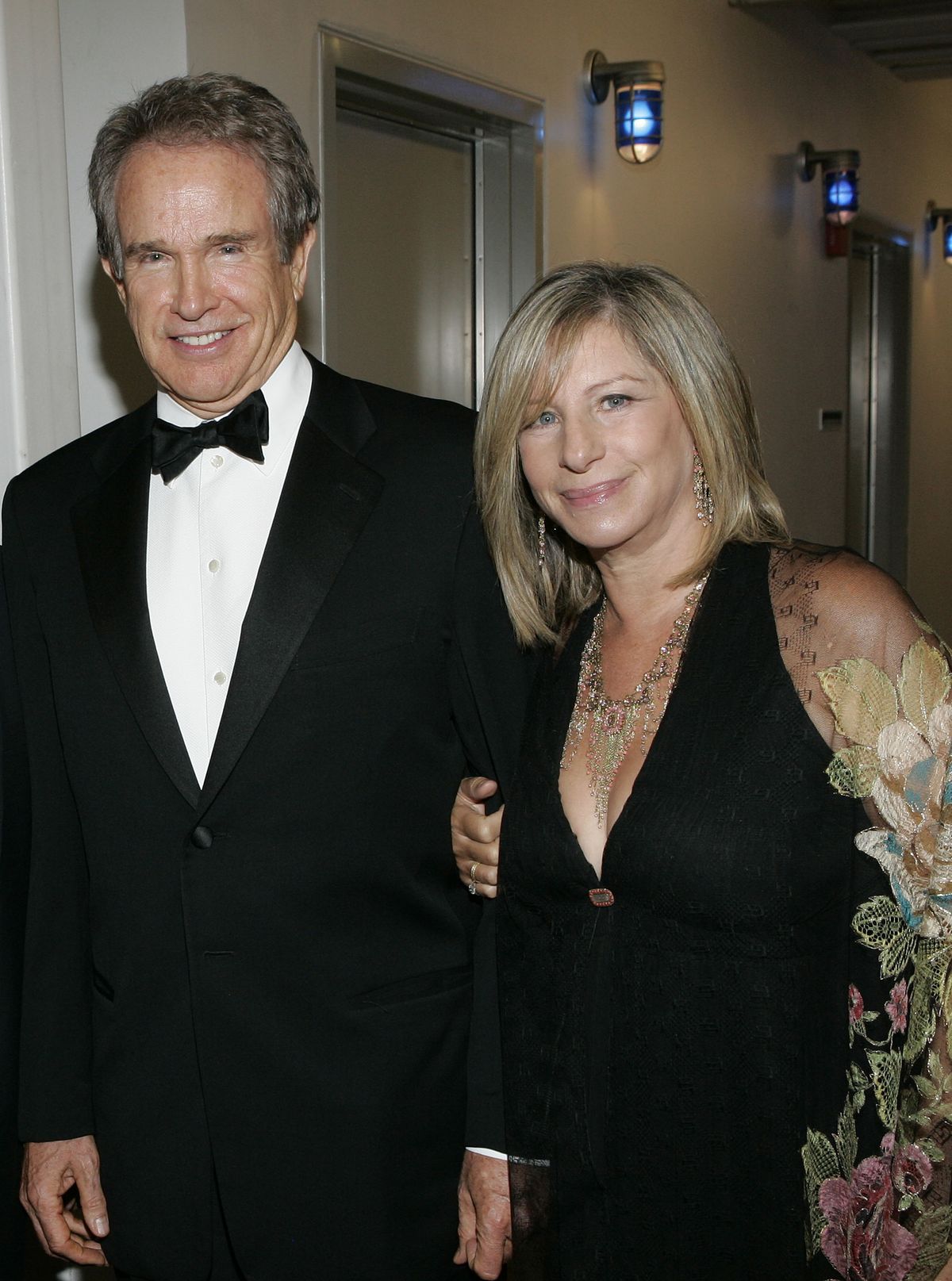 (EXCLUSIVE, Premium Rates Apply) Warren Beatty and Barbra Streisand.   **exclusive** (Photo by Mathew Imaging/FilmMagic)