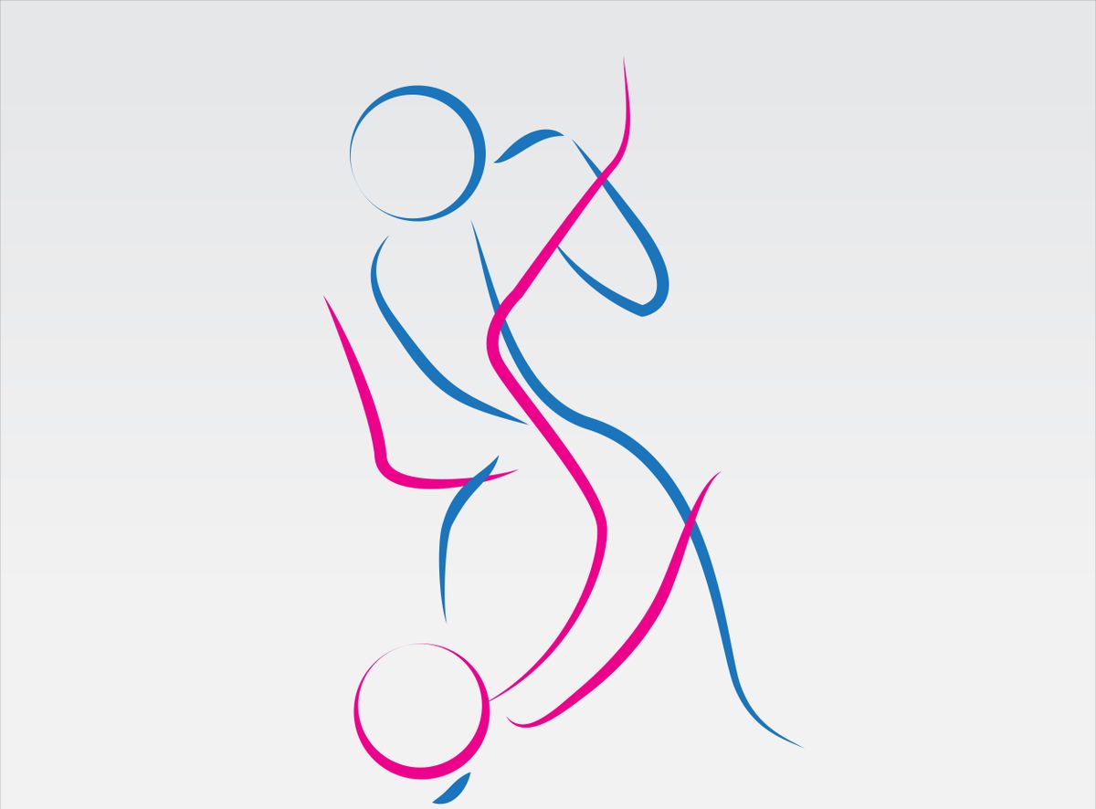 Sex poses vector icon. Line icon