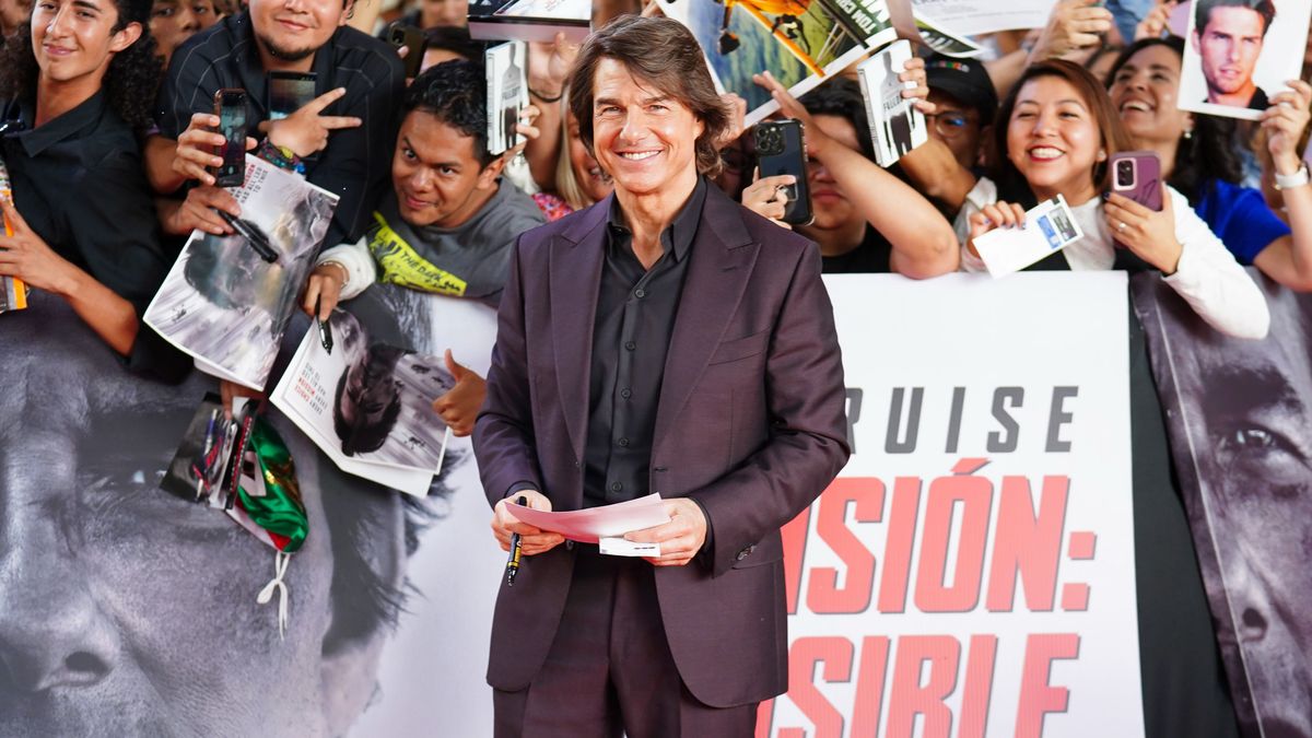 MEXICO CITY, MEXICO - MAY 20: Tom Cruise attends the "Mission Impossible – The Final Reckoning" Mexico Red Carpet and Premiere at Auditorio Nacional on May 20, 2025, in Mexico City, Mexico. (Photo by Toya Sarno Jordan/Getty Images for Paramount Pictures)