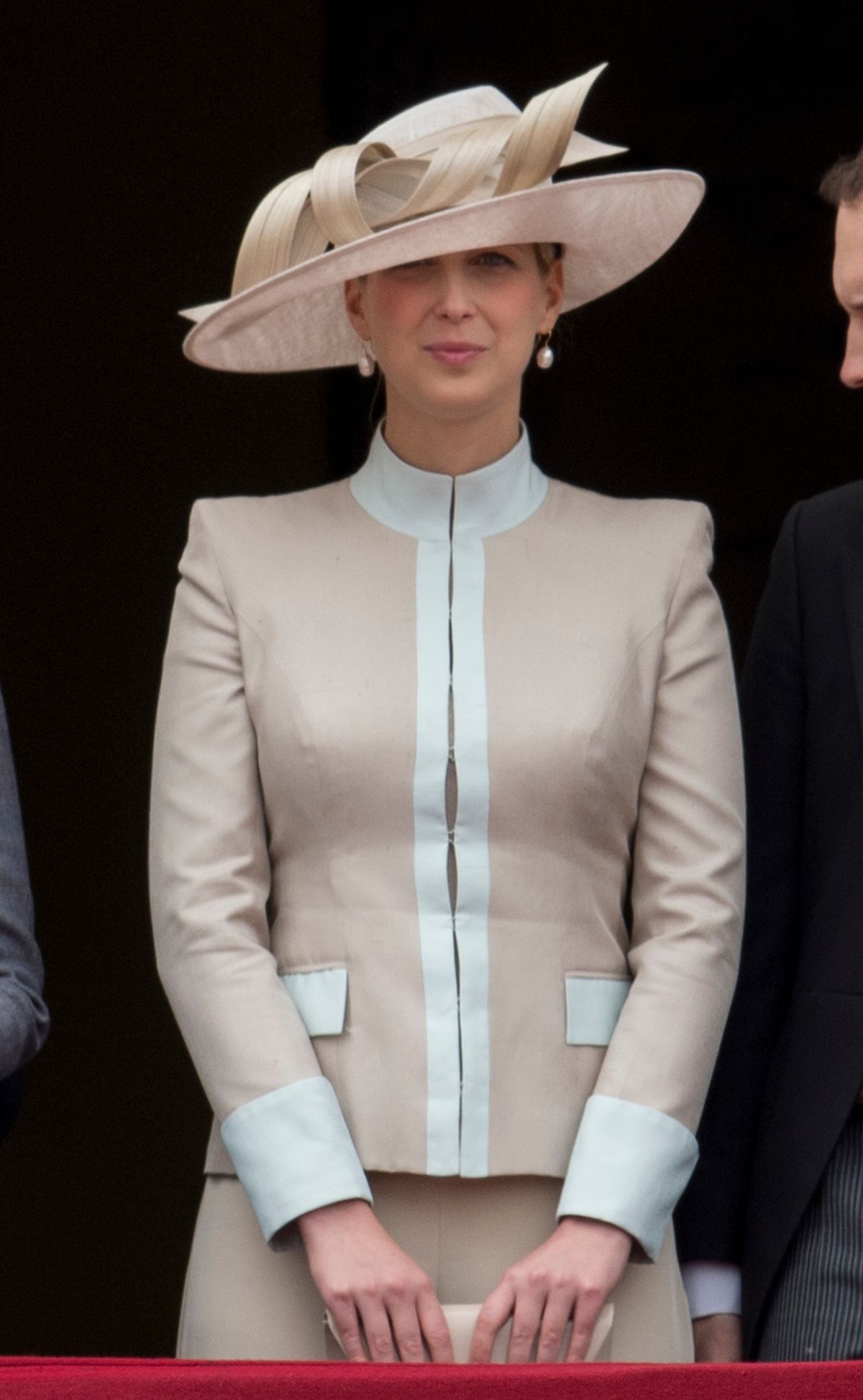 LONDON, ENGLAND - JUNE 11:  Lady Gabriella Windsor during the Trooping the Colour, this year marking the Queen's 90th birthday at The Mall on June 11, 2016 in London, England. The ceremony is Queen Elizabeth II's annual birthday parade and dates back to the time of Charles II in the 17th Century when the Colours of a regiment were used as a rallying point in battle.  (Photo by Mark Cuthbert/UK Press via Getty Images)