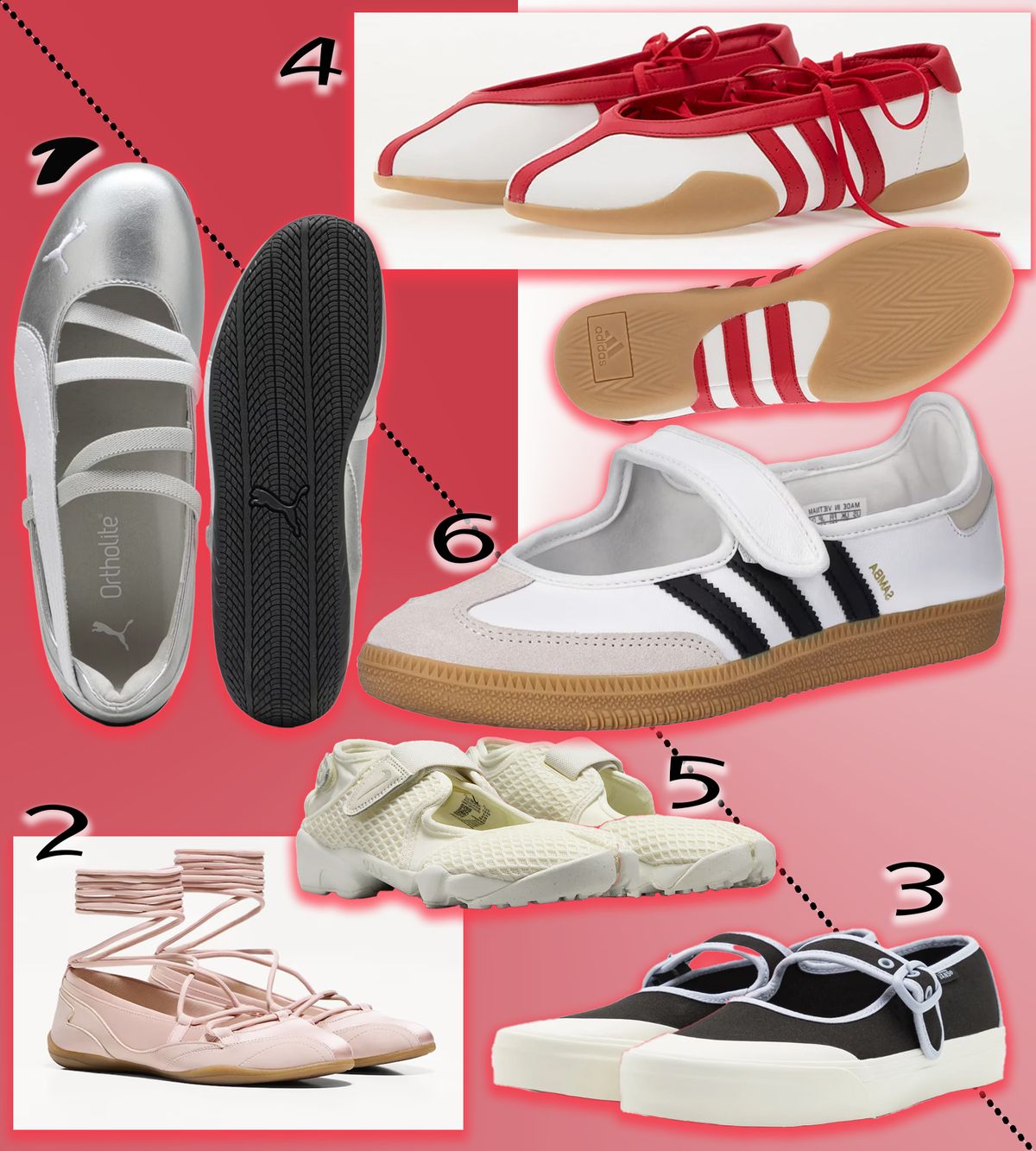 balerinacipő sneaker