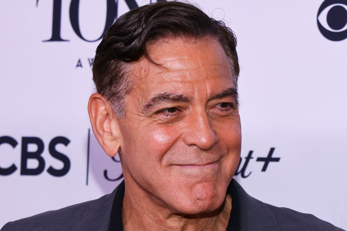 George Clooney at the 78th Annual Tony Awards Meet the Nominees event held at Sofitel on May 08, 2025 in New York, New York. (Photo by Stephanie Augello/Variety via Getty Images)