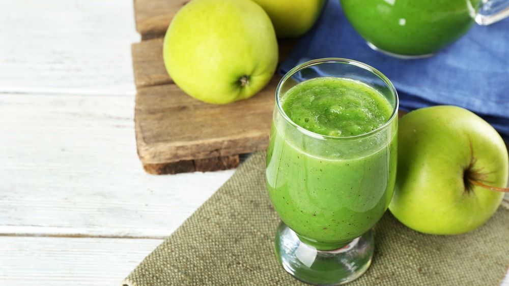 arcbőr, zöld turmix recept
