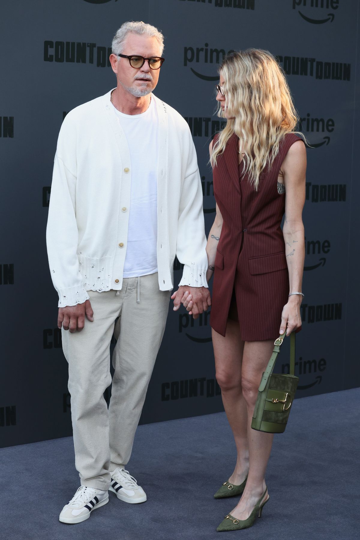 Eric Dane és Janell Shirtcliff a Countdown című film premierjén