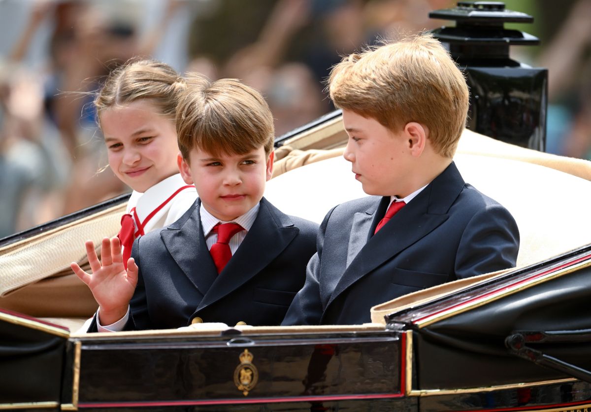 A királyi család a Trooping the Colour-on