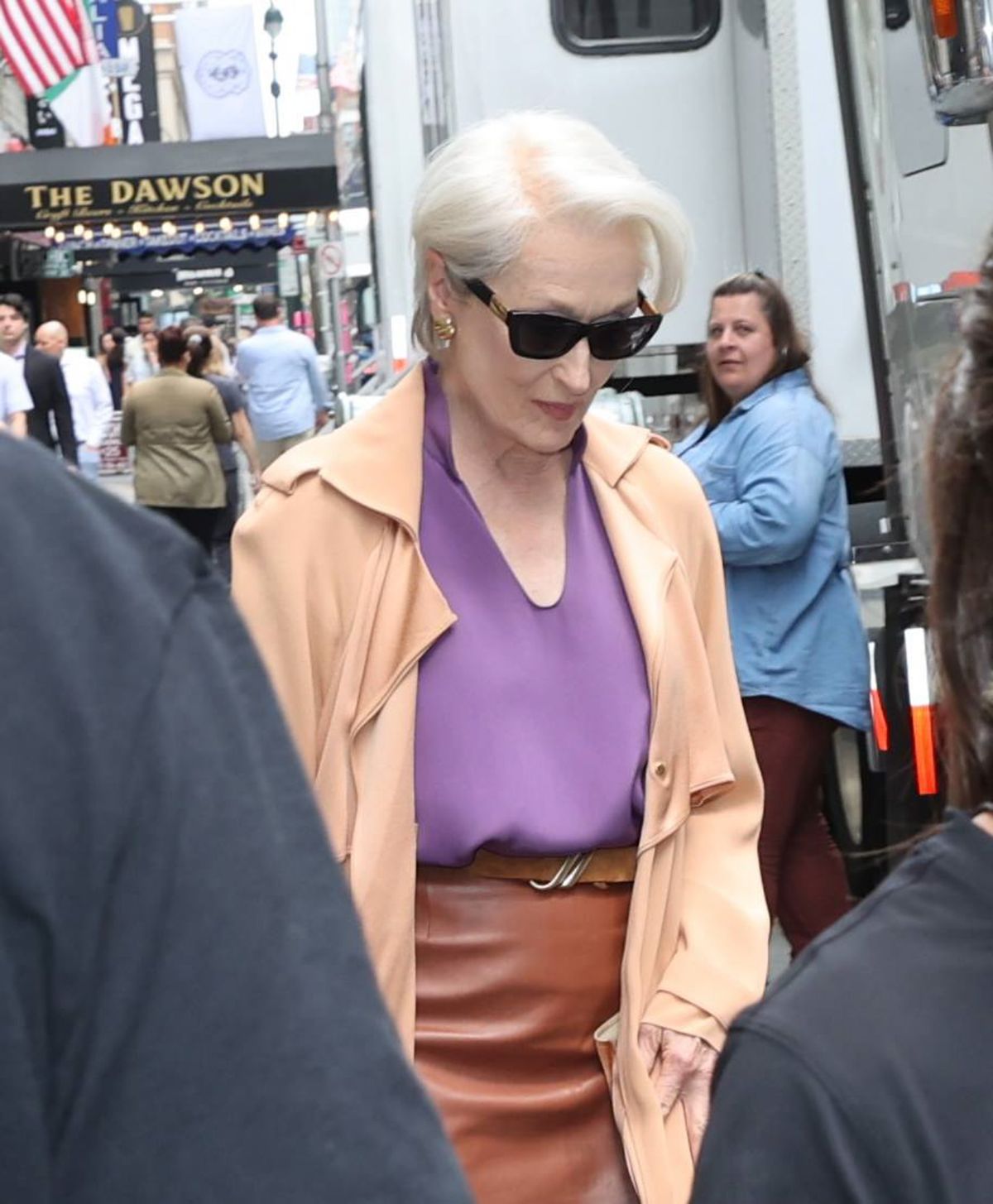  Meryl Streep Az ördög Pradát visel második részének forgatásán