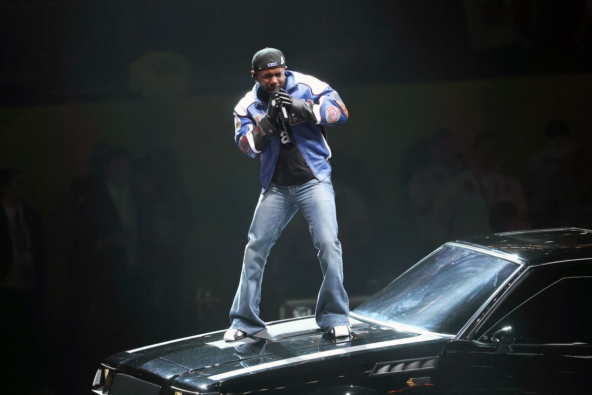 Kendrick Lamar trapéznadrágban