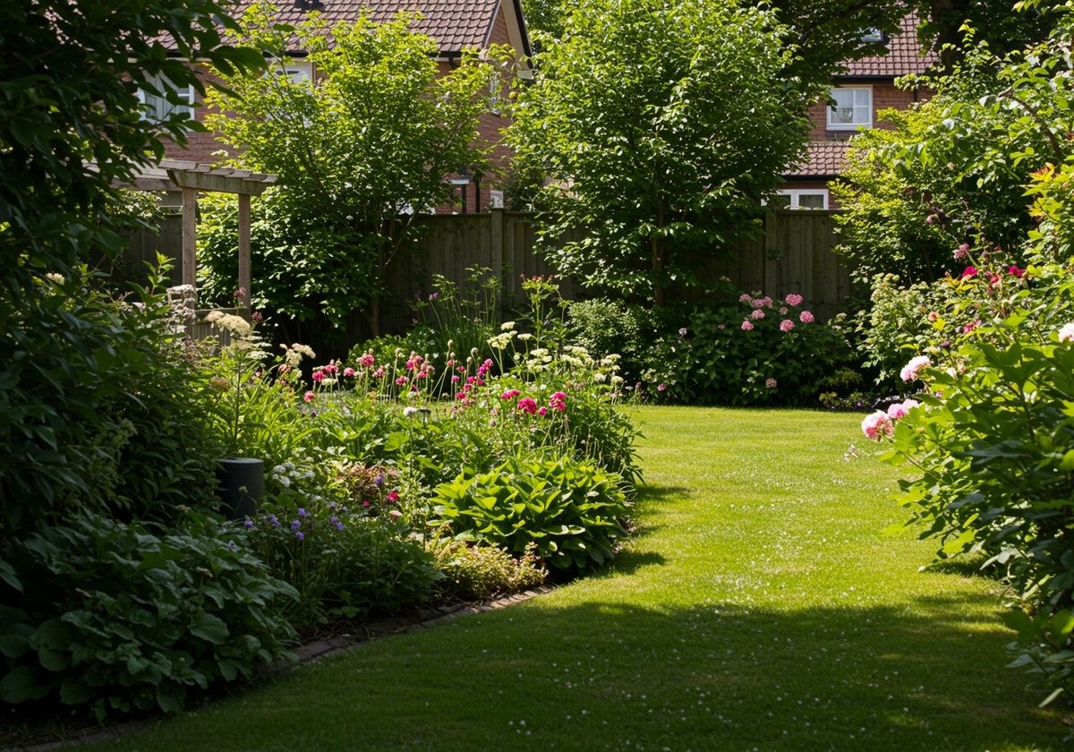 Outdoor photo of yard without people