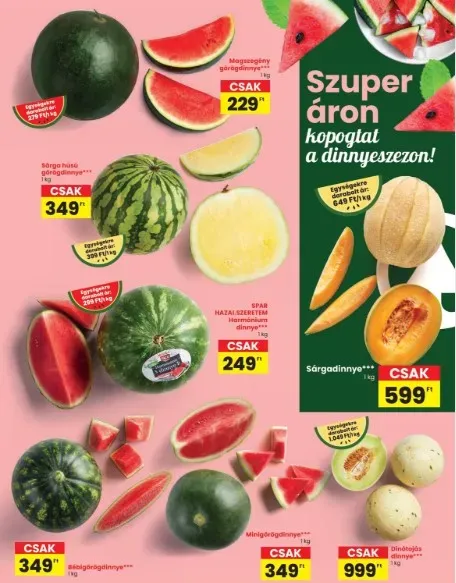 Spar akciók július 24. és júius 30. között