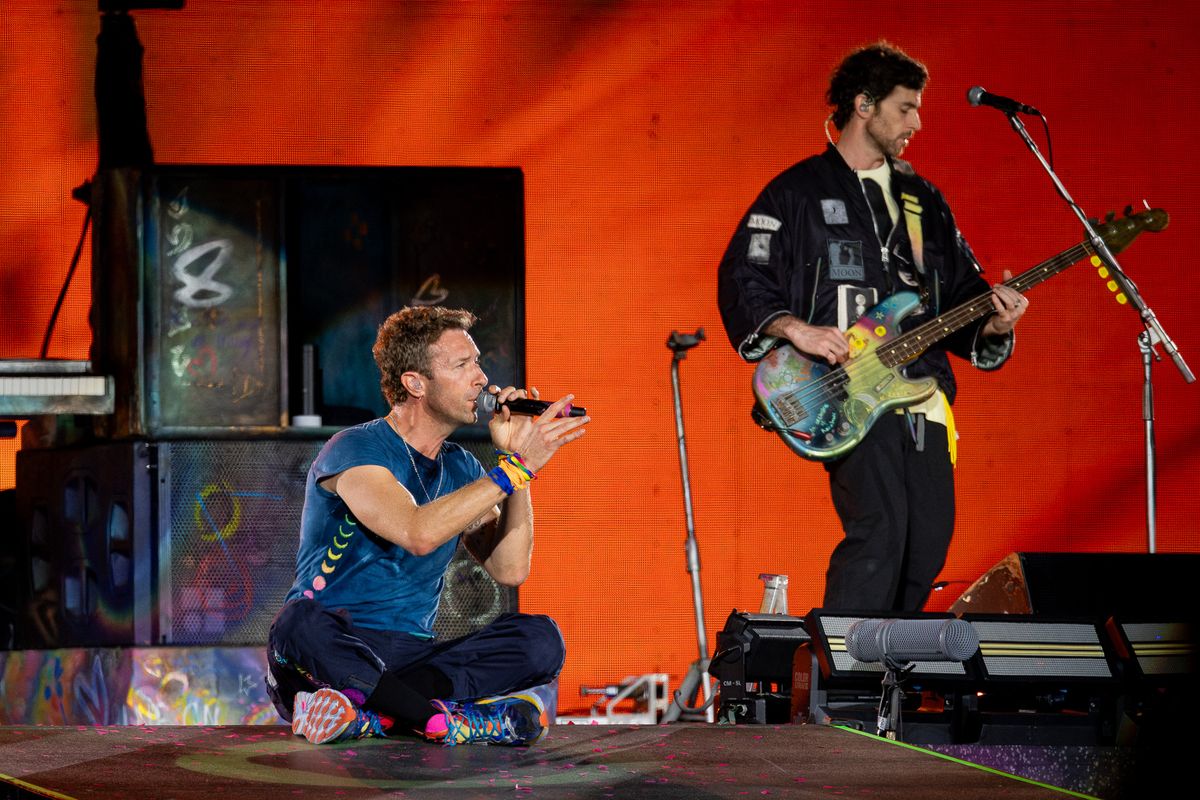 Chris Martin megfagyasztotta a levegőt a bostoni csarnokban. 
