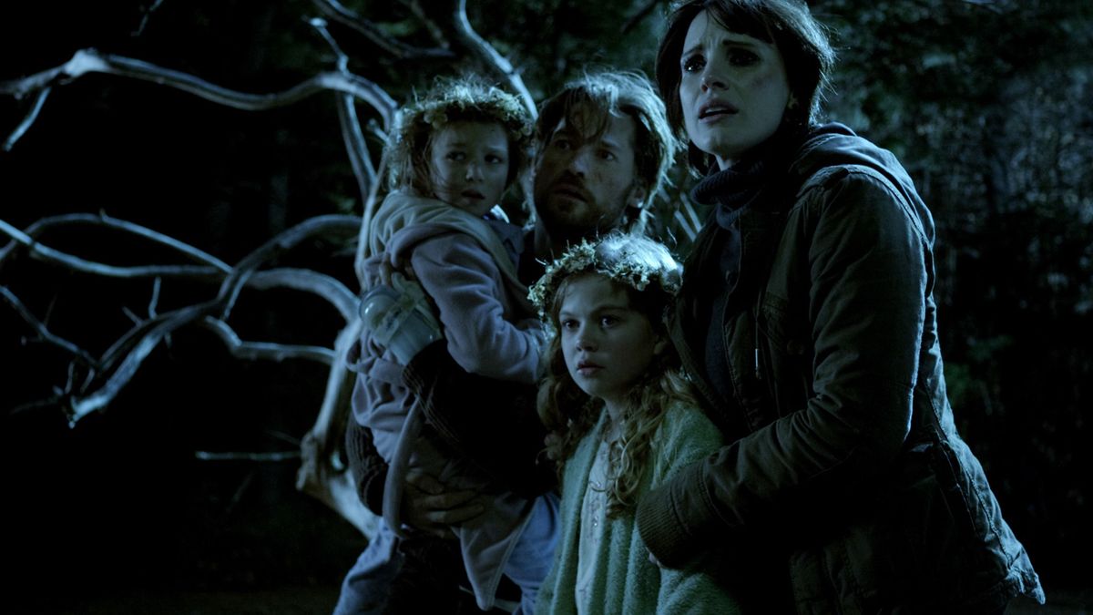 A Mama című horrorfilm egy jelenete