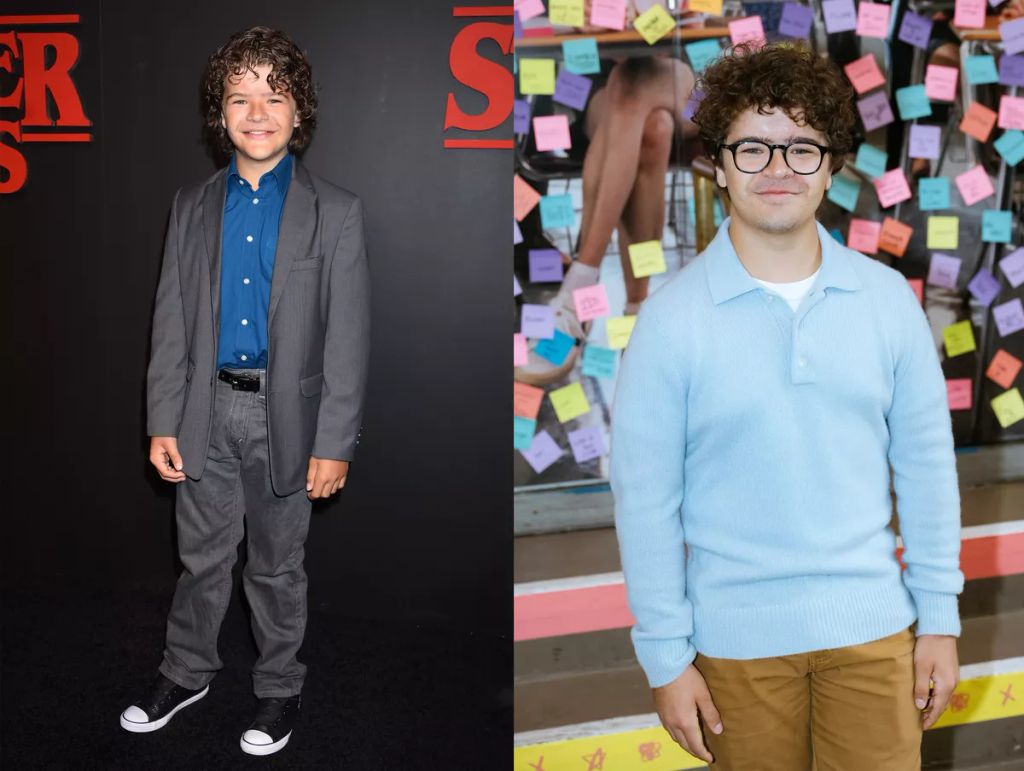 Gaten Matarazzo (Dustin Henderson), az akkor még csak 13 éves, örökmozgó Dustin mostanra teljesen elvesztette a tejfogait: most 22 éves és 170 centire nőtt. Saját Netflix-műsora van Prank Encounters címmel. Ez egy átverős valóságshow, ami sok néző szerint