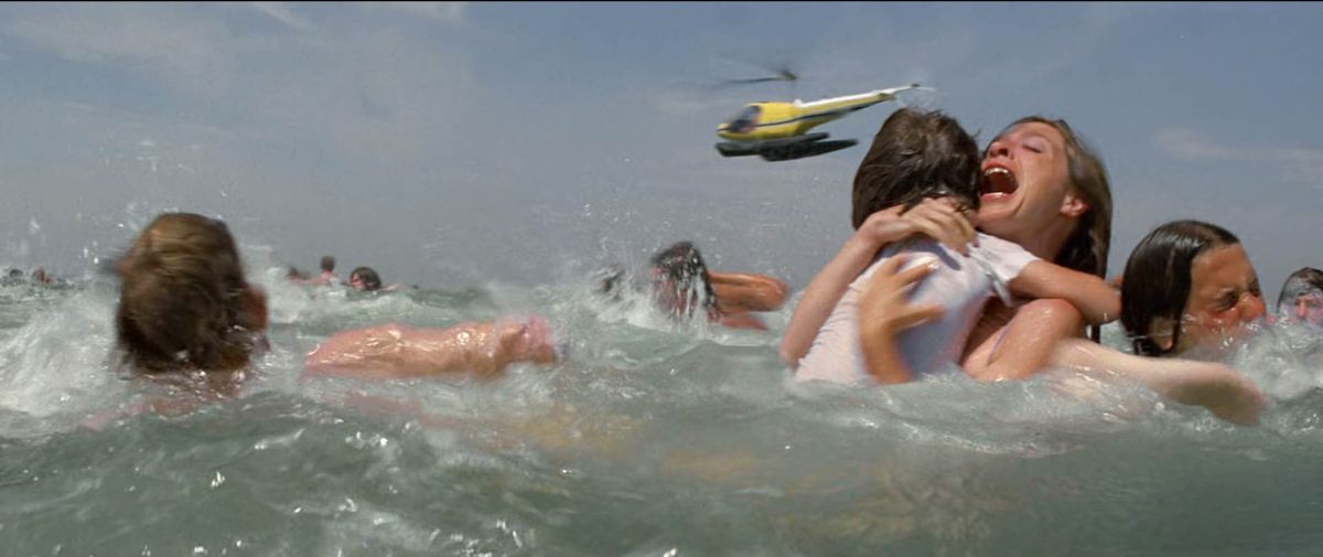 Los Angeles.CA.USA. A  scene in (C)  Universal Pictures film,  Jaws (1975)
Director:Steven Spielberg 
Writers: Peter Benchley and Carl Gottlieb
Source: Peter Benchley novel with same title,Image: 613401028, License: Rights-managed, Restrictions: Supplied by Landmark Media. Editorial Only. Landmark Media is not the copyright owner of these Film or TV stills but provides a service only for recognised Media outlets., ***
HANDOUT image or SOCIAL MEDIA IMAGE or FILMSTILL for EDITORIAL USE ONLY! * Please note: Fees charged by Profimedia are for the Profimedia's services only, and do not, nor are they intended to, convey to the user any ownership of Copyright or License in the material. Profimedia does not claim any ownership including but not limited to Copyright or License in the attached material. By publishing this material you (the user) expressly agree to indemnify and to hold Profimedia and its directors, shareholders and employees harmless from any loss, claims, damages, demands, expenses (including legal fees), or any causes of action or allegation against Profimedia arising out of or connected in any way with publication of the material. Profimedia does not claim any copyright or license in the attached materials. Any downloading fees charged by Profimedia are for Profimedia's services only. * Handling Fee Only 
***, Model Release: no