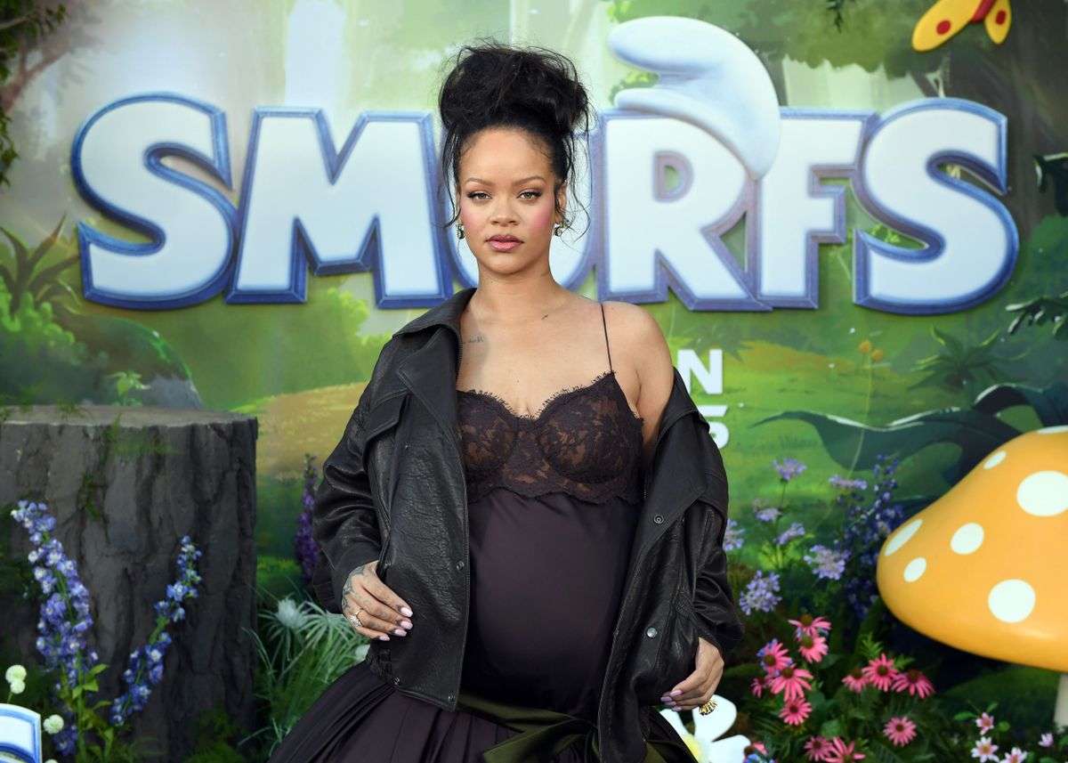 LOS ANGELES, CALIFORNIA - JULY 13: Rihanna attends the "Smurfs" U.S. Premiere at Paramount Pictures Studios on July 13, 2025, in Los Angeles, California. (Photo by Unique Nicole/Getty Images for Paramount Pictures)
